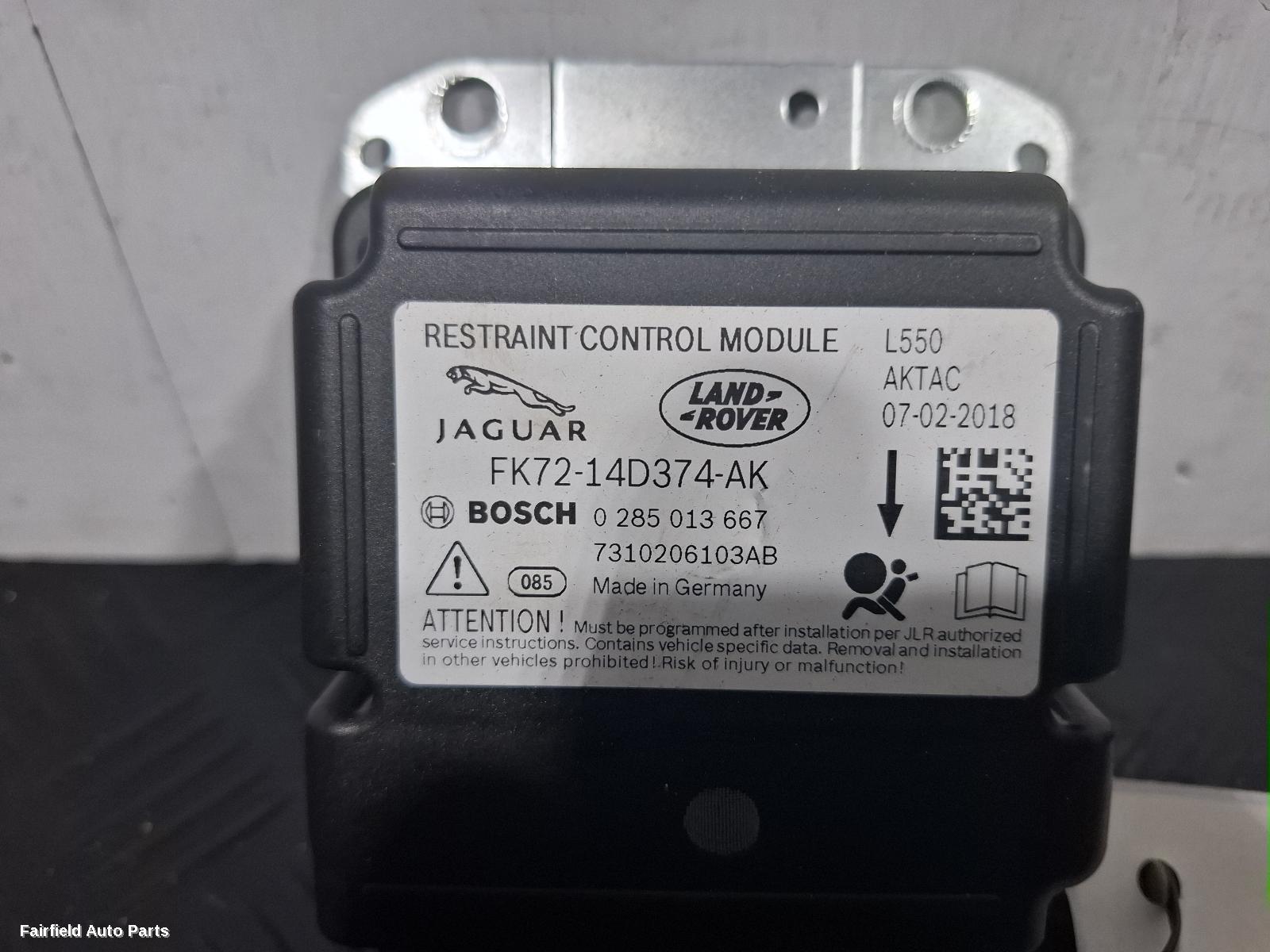 2015-2019 Land Rover Discovery Sport Airbag Module Sensor