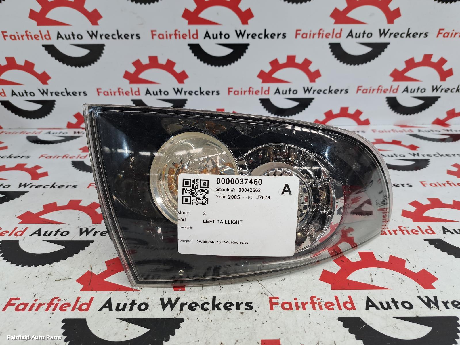 2005 Mazda 3 Left Taillight