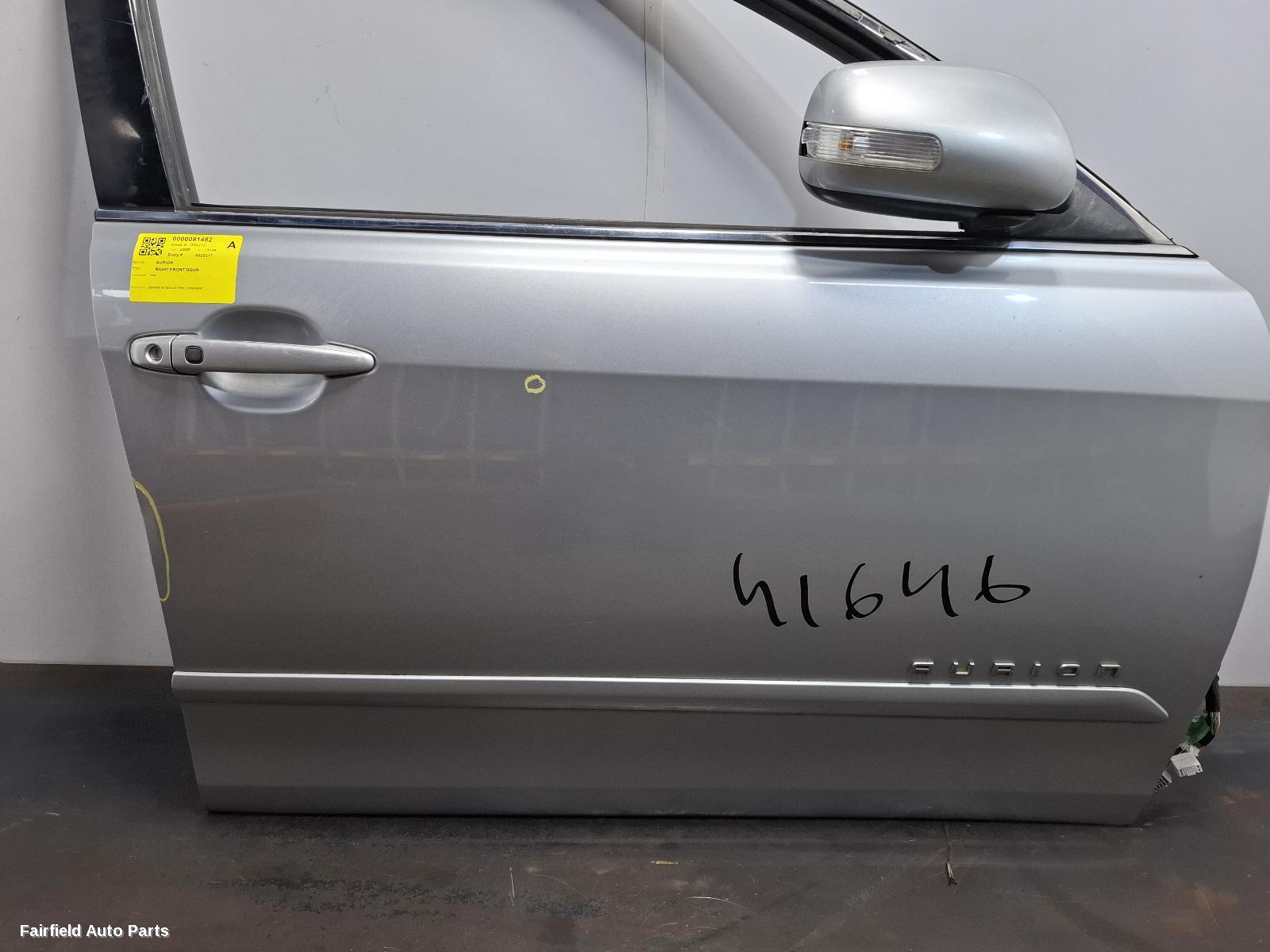 2006-2009 Toyota Aurion Right Front Door