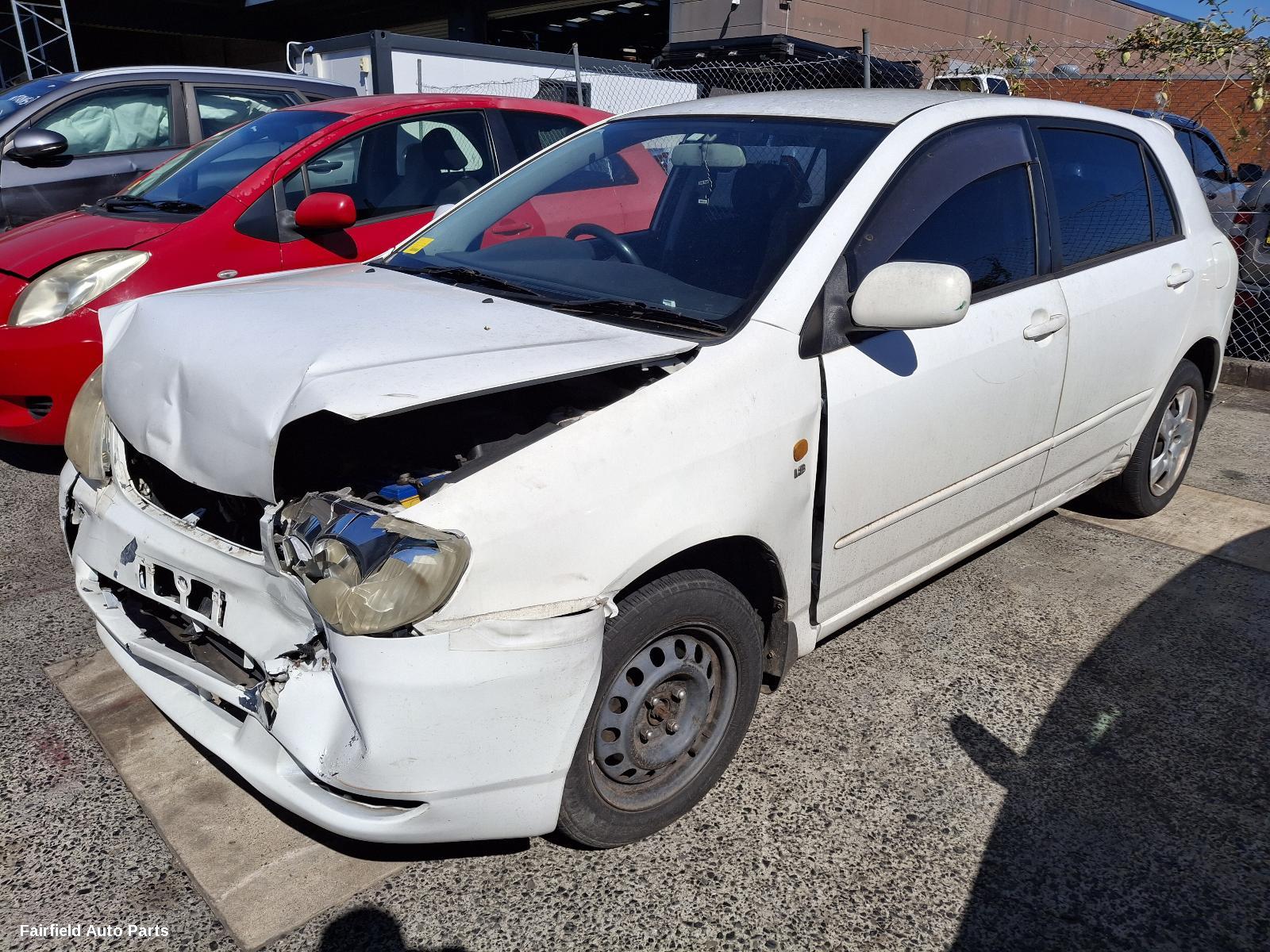 2002 Toyota Corolla Bootlid Tailgate