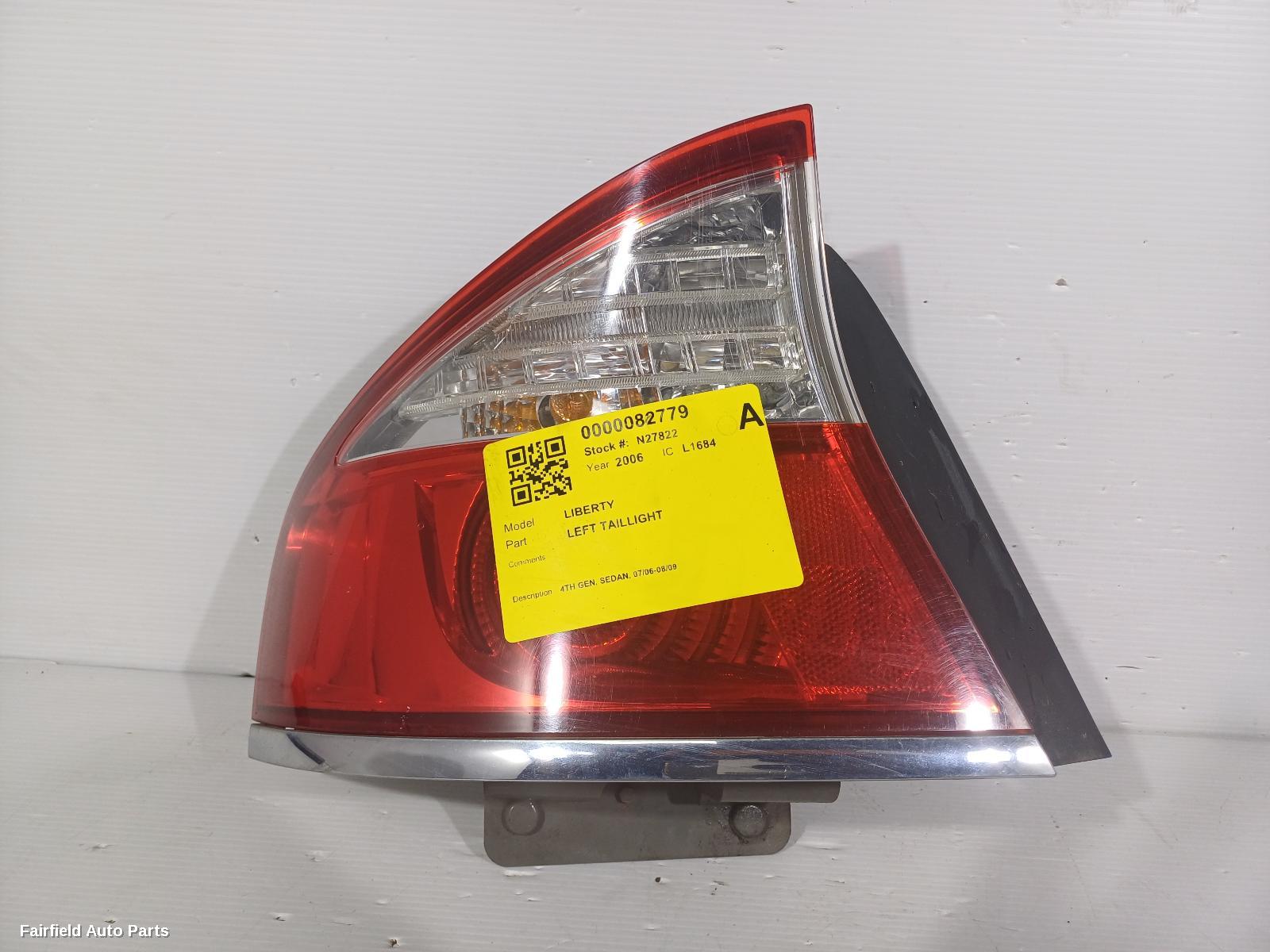 2006-2009 Subaru Liberty Left Taillight