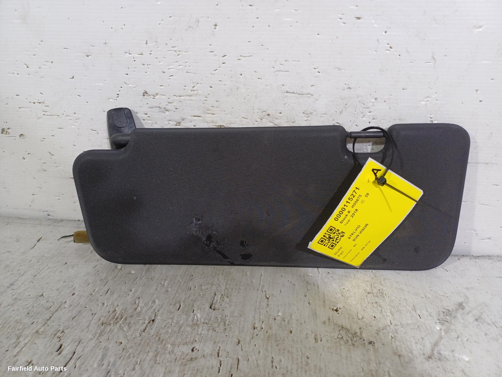 2018-2026 Alfa Romeo Stelvio Sunvisor