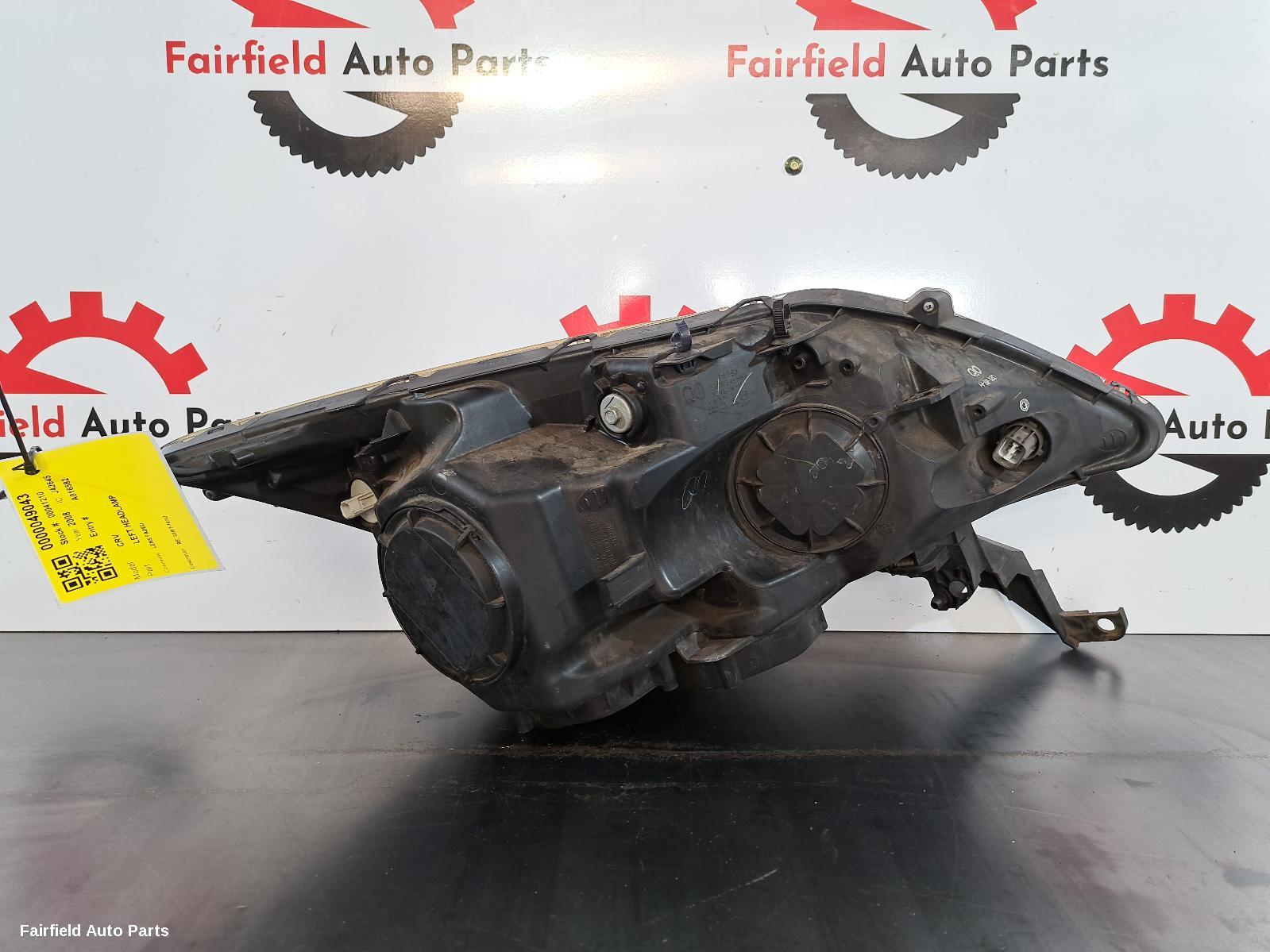 2008 Honda Crv Left Headlamp