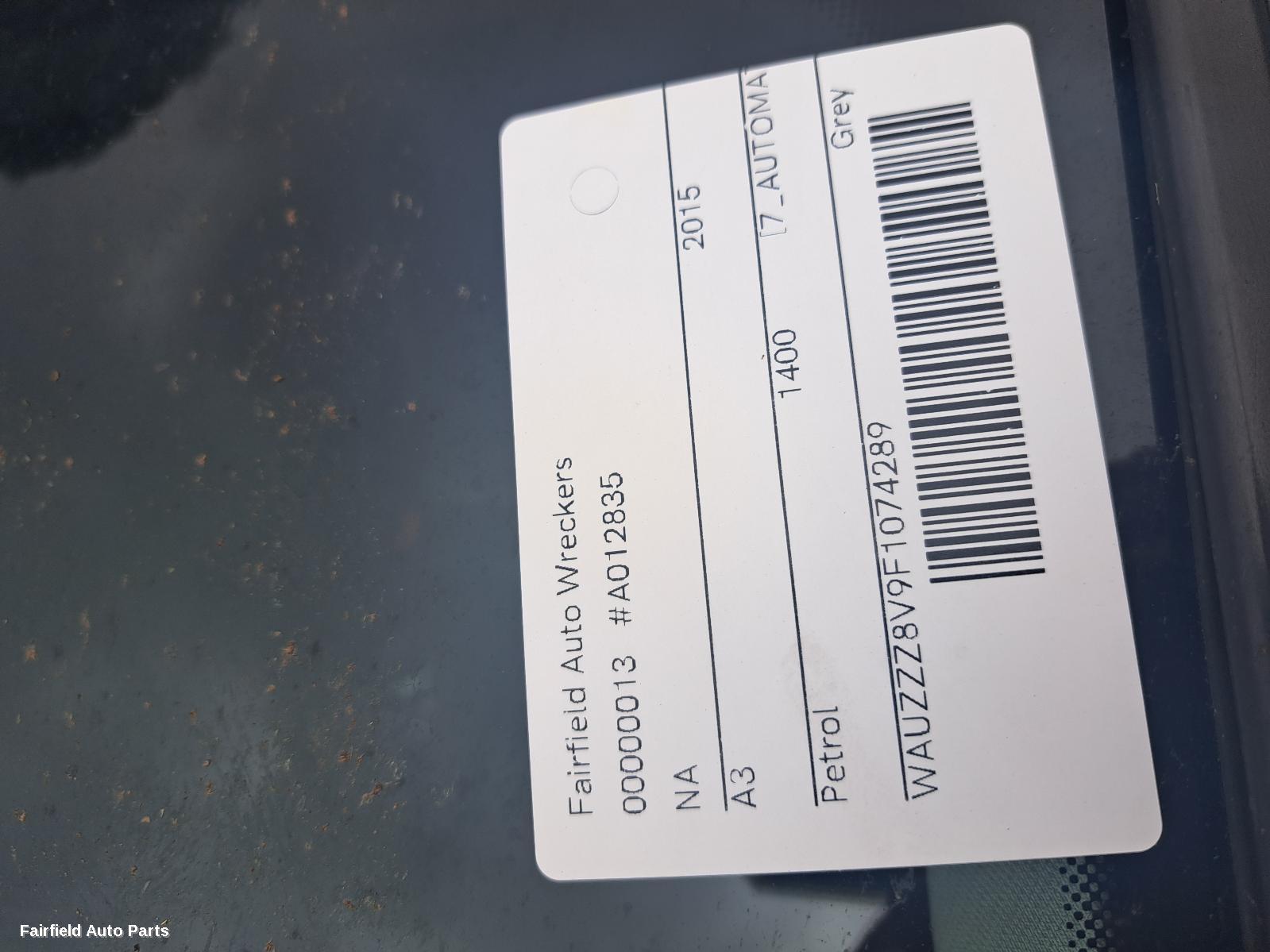 2015 Audi A3 Alternator