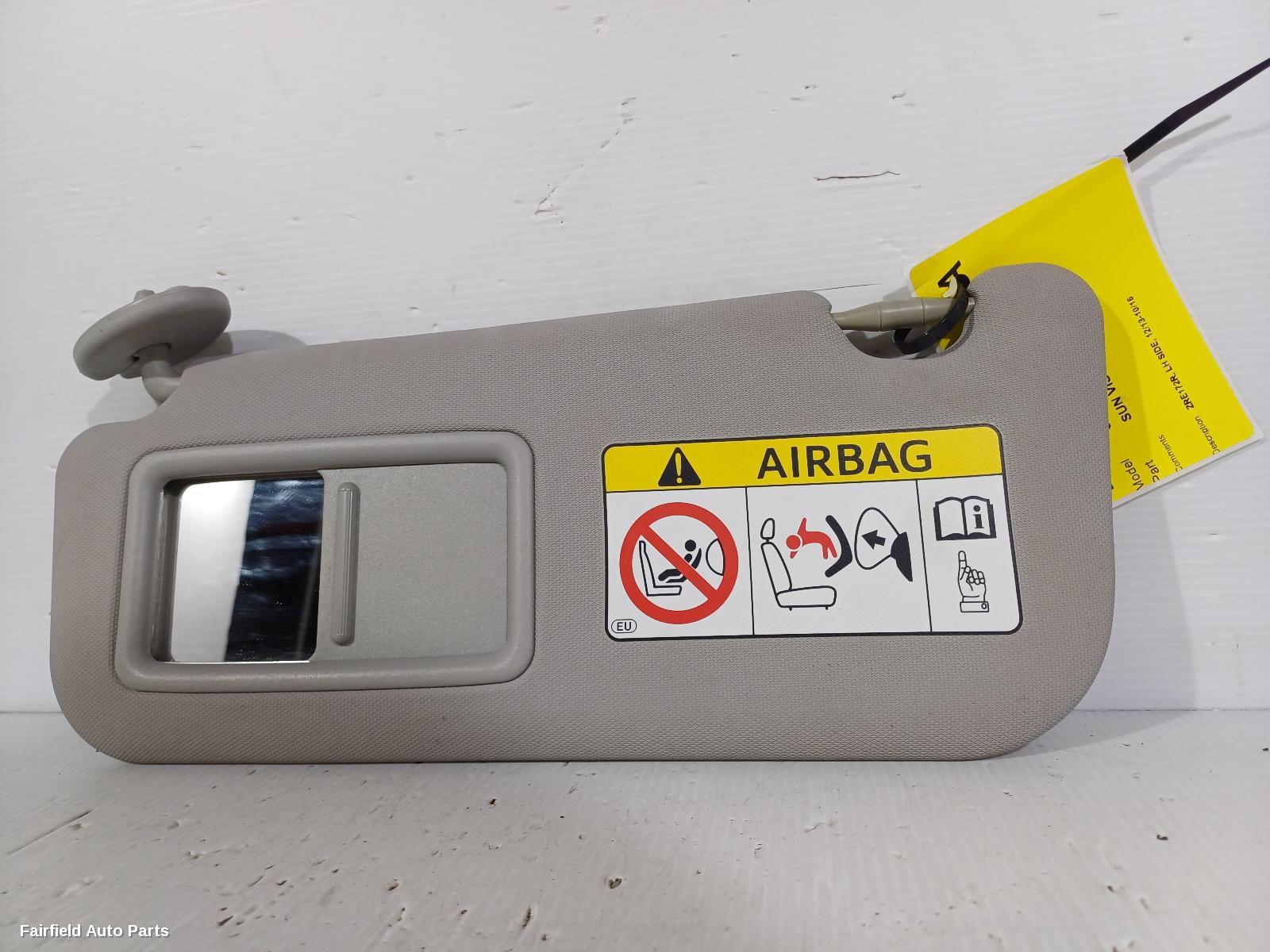 2013-2016 Toyota Corolla Sunvisor