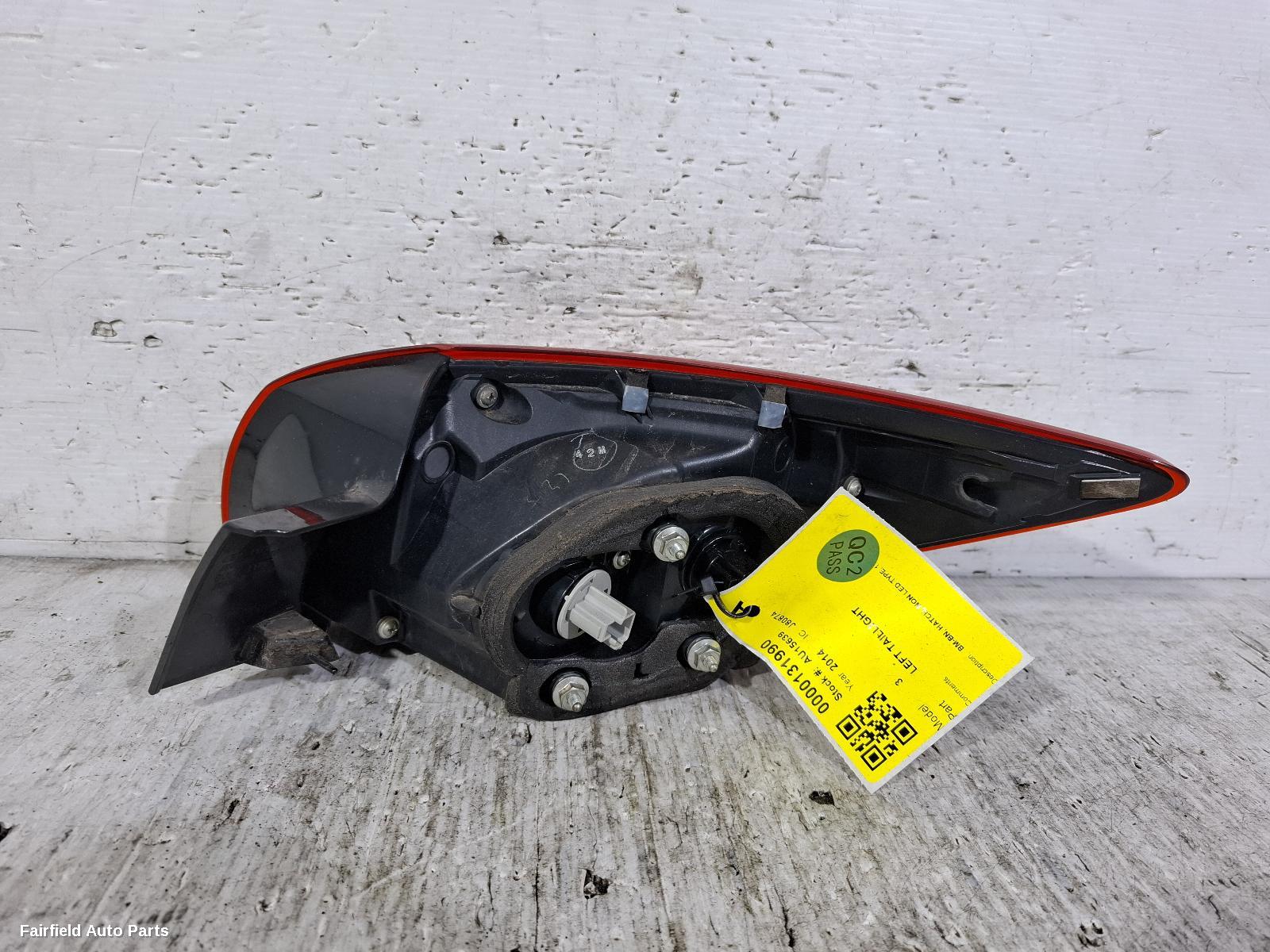 2013-2019 Mazda 3 Left Taillight