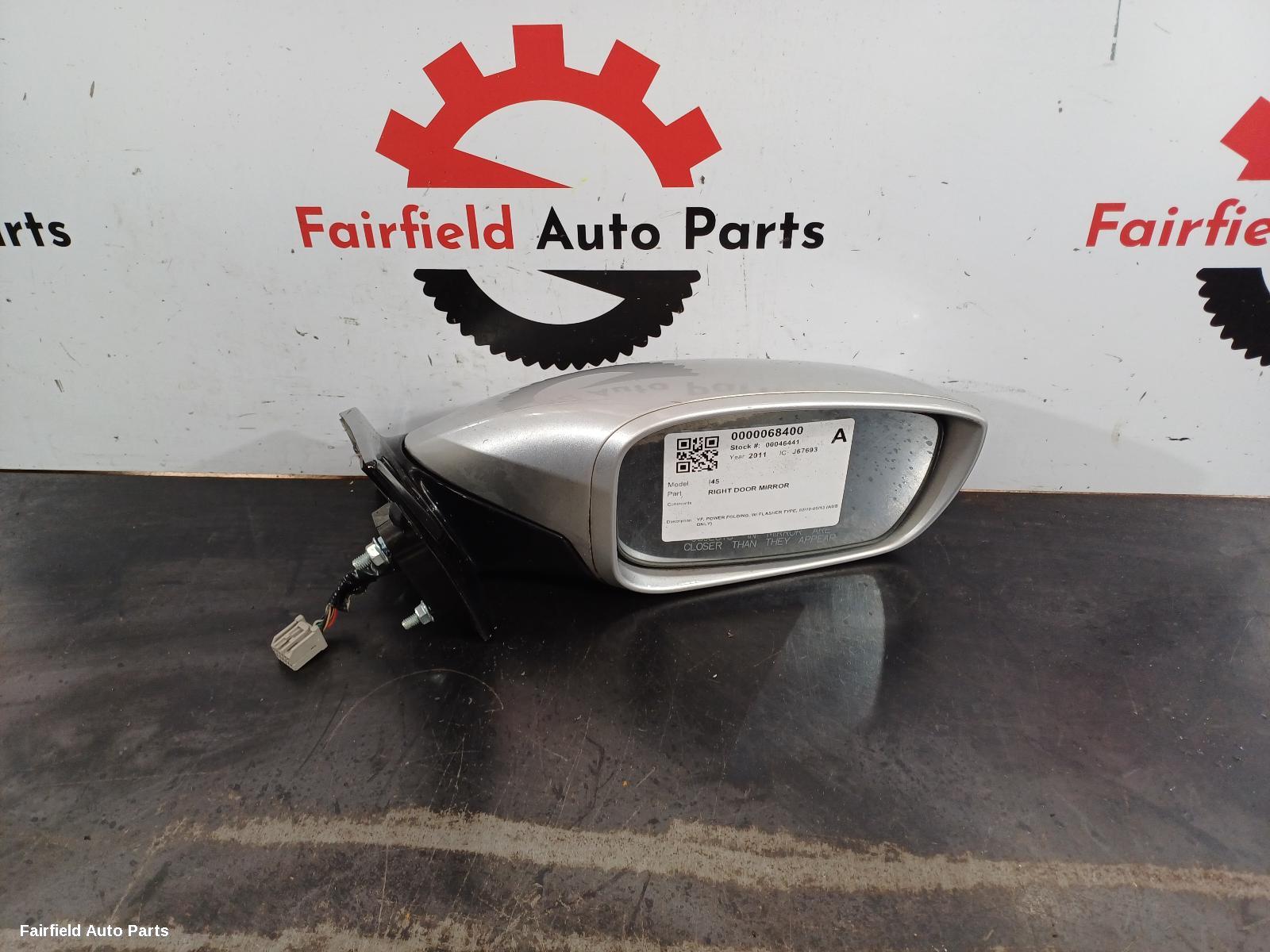 2010-2013 Hyundai I45 Right Door Mirror