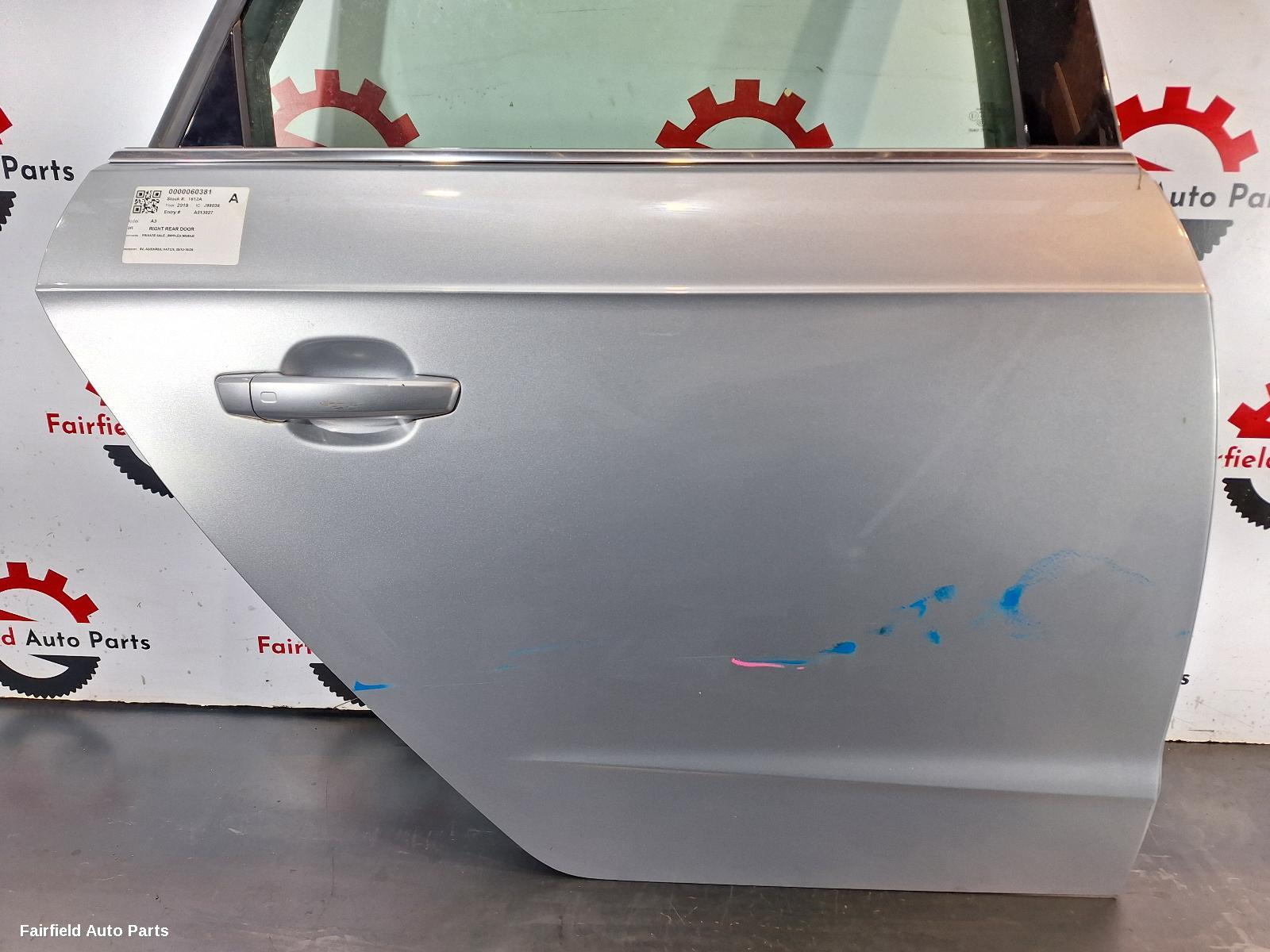 2013-2020 Audi A3 Right Rear Door Sliding