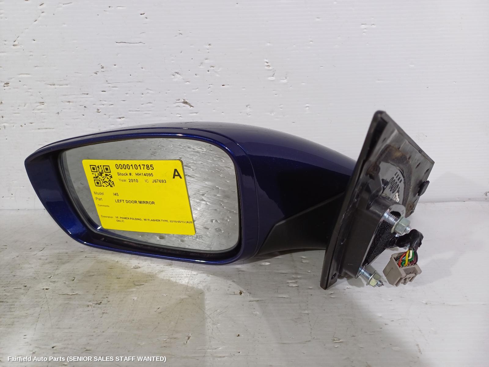 2010 Hyundai I45 Left Door Mirror