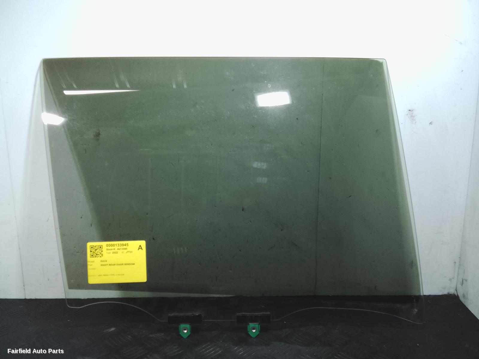 2018-2025 Toyota Rav4 Right Rear Door Window