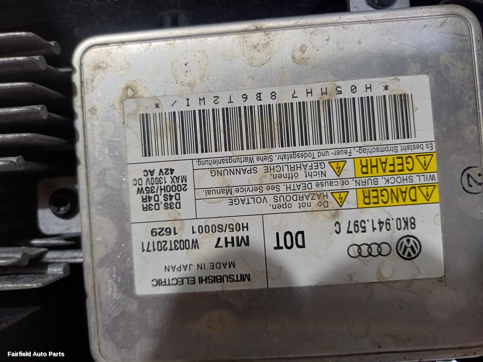 2010-2014 Audi A1 Right Headlamp