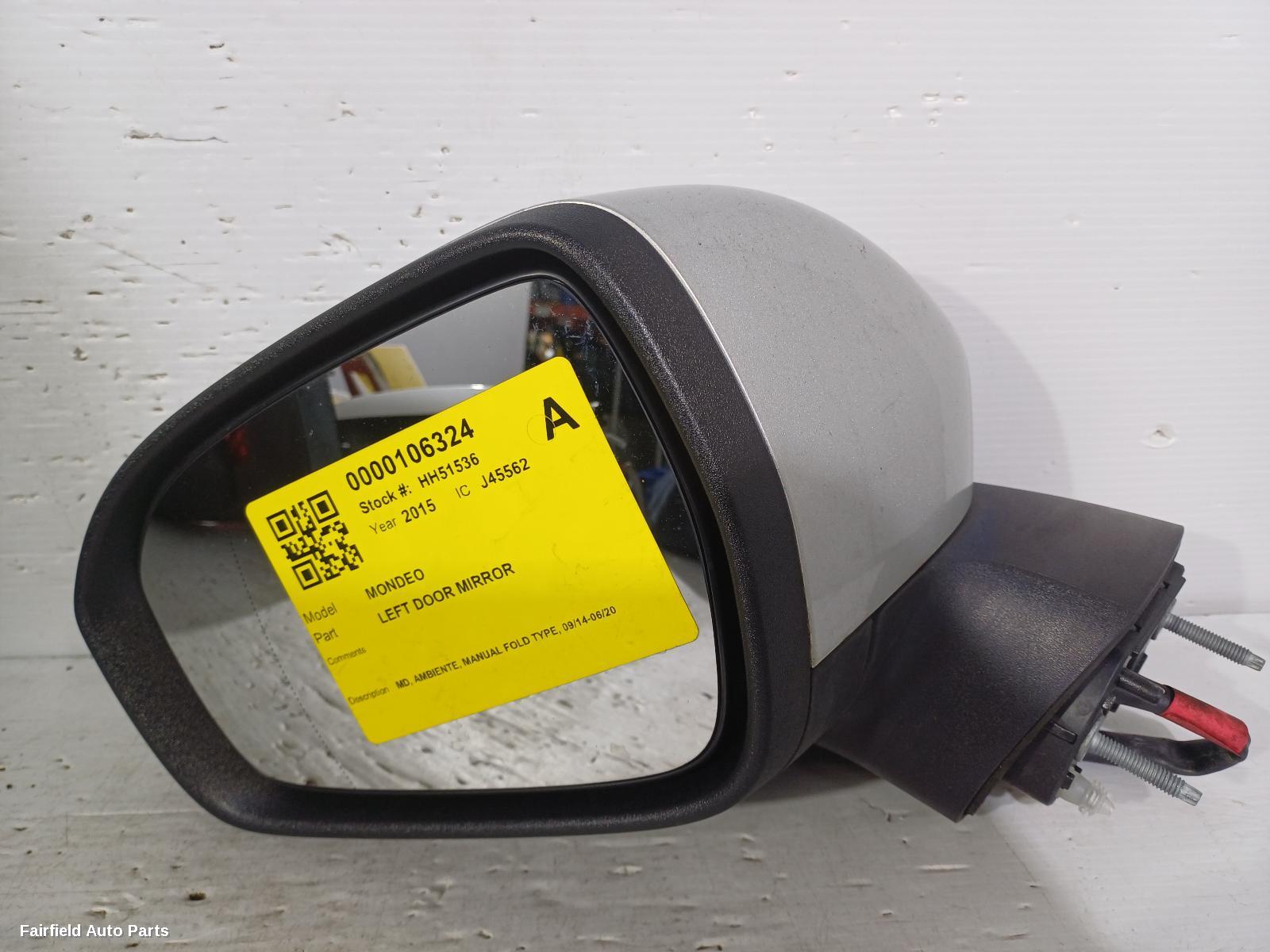 2014-2020 Ford Mondeo Left Door Mirror