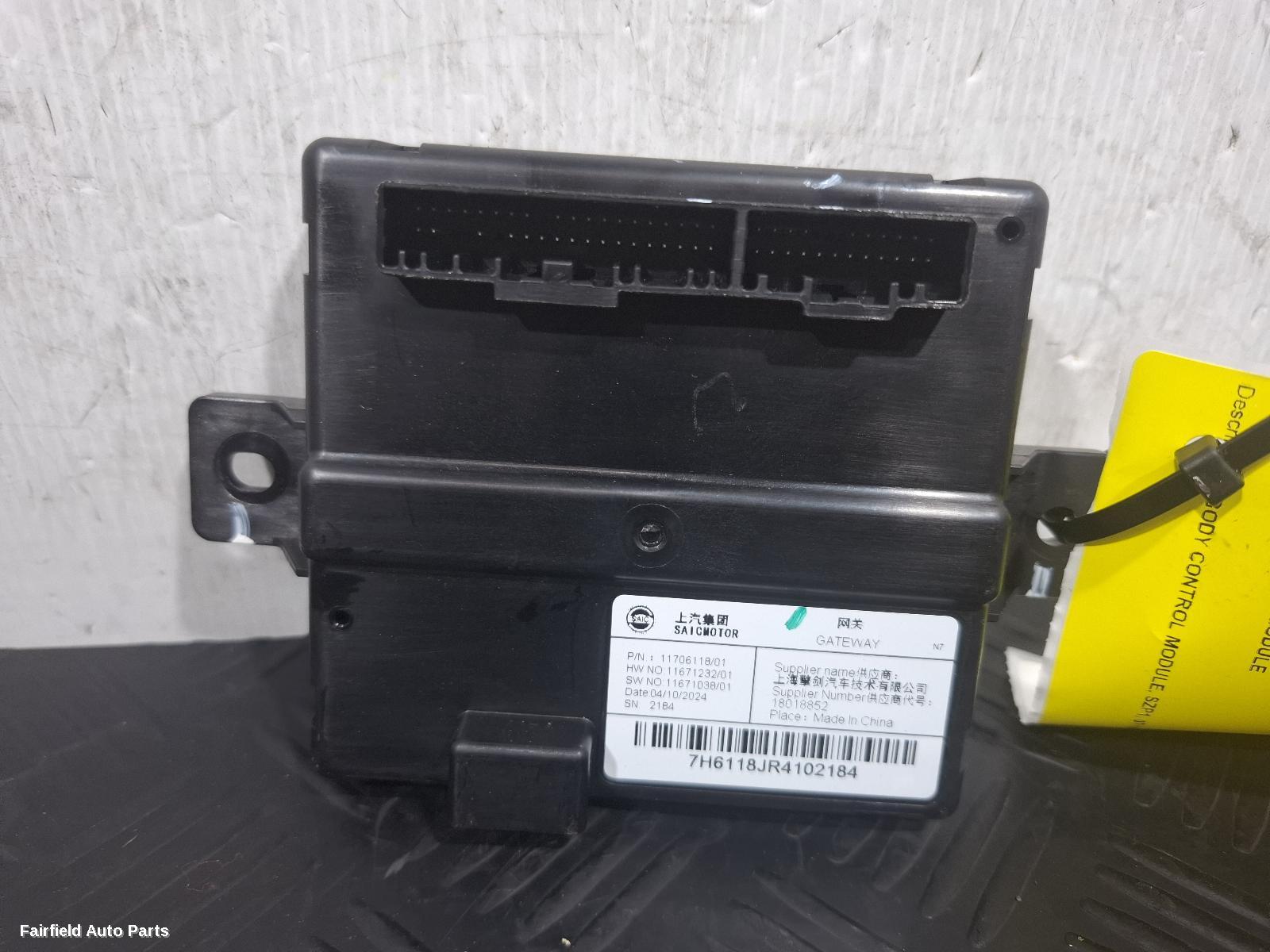 2016-2024 Mg Mg3 Ecu