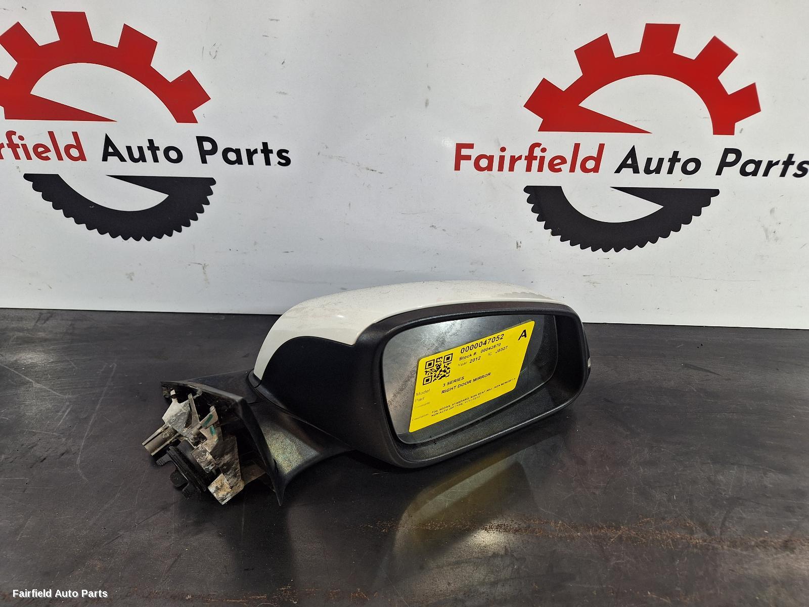 2011-2012 Bmw 3 Series Right Door Mirror