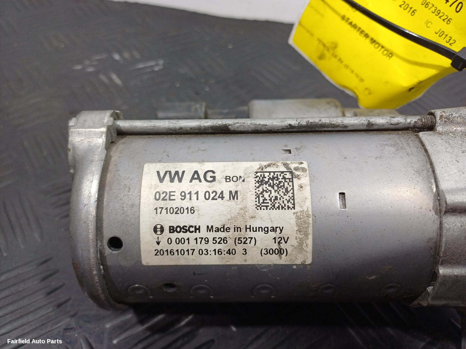 2016-2020 Audi A3 Starter