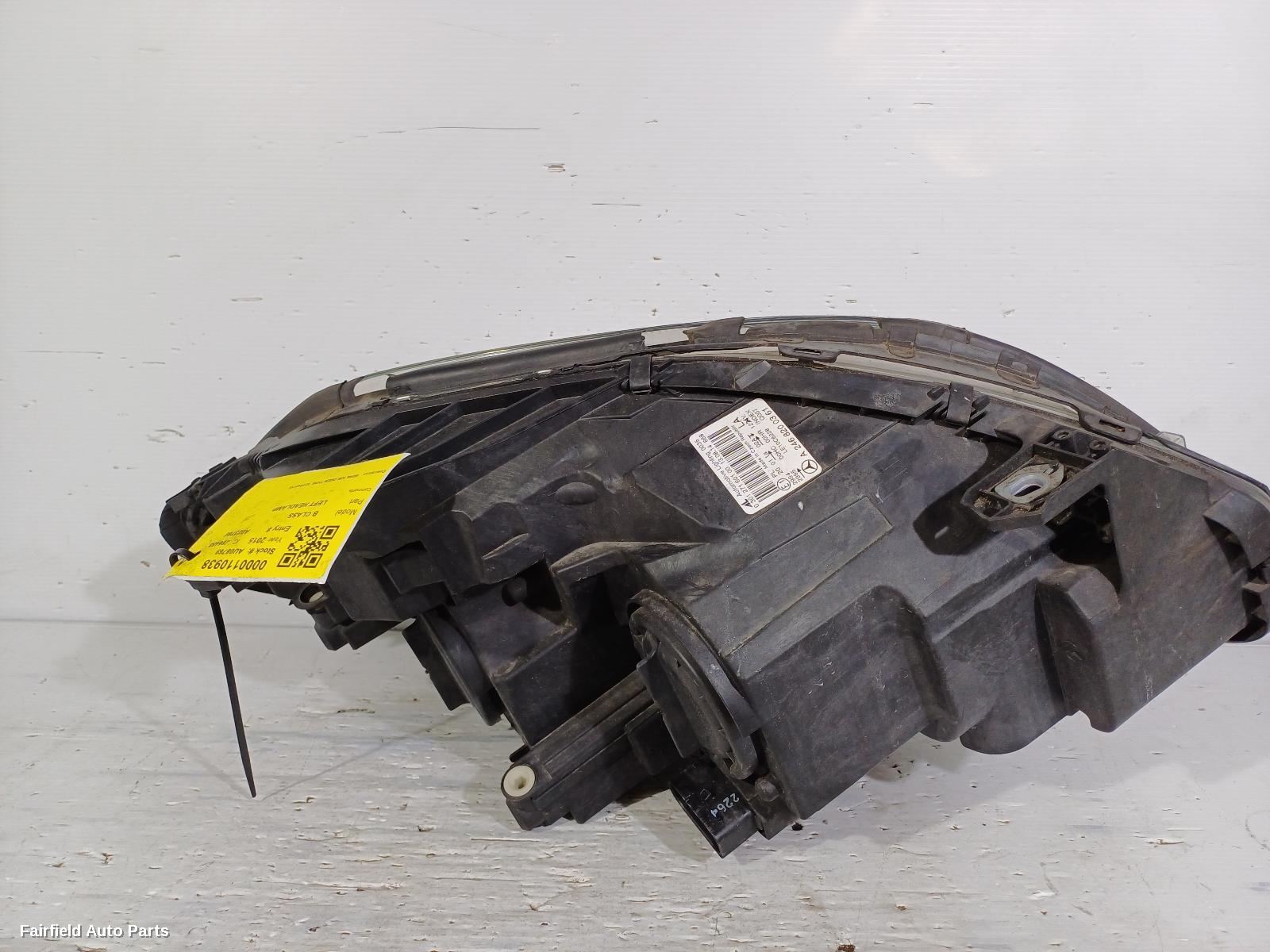 2011-2015 Mercedes B Class Left Headlamp