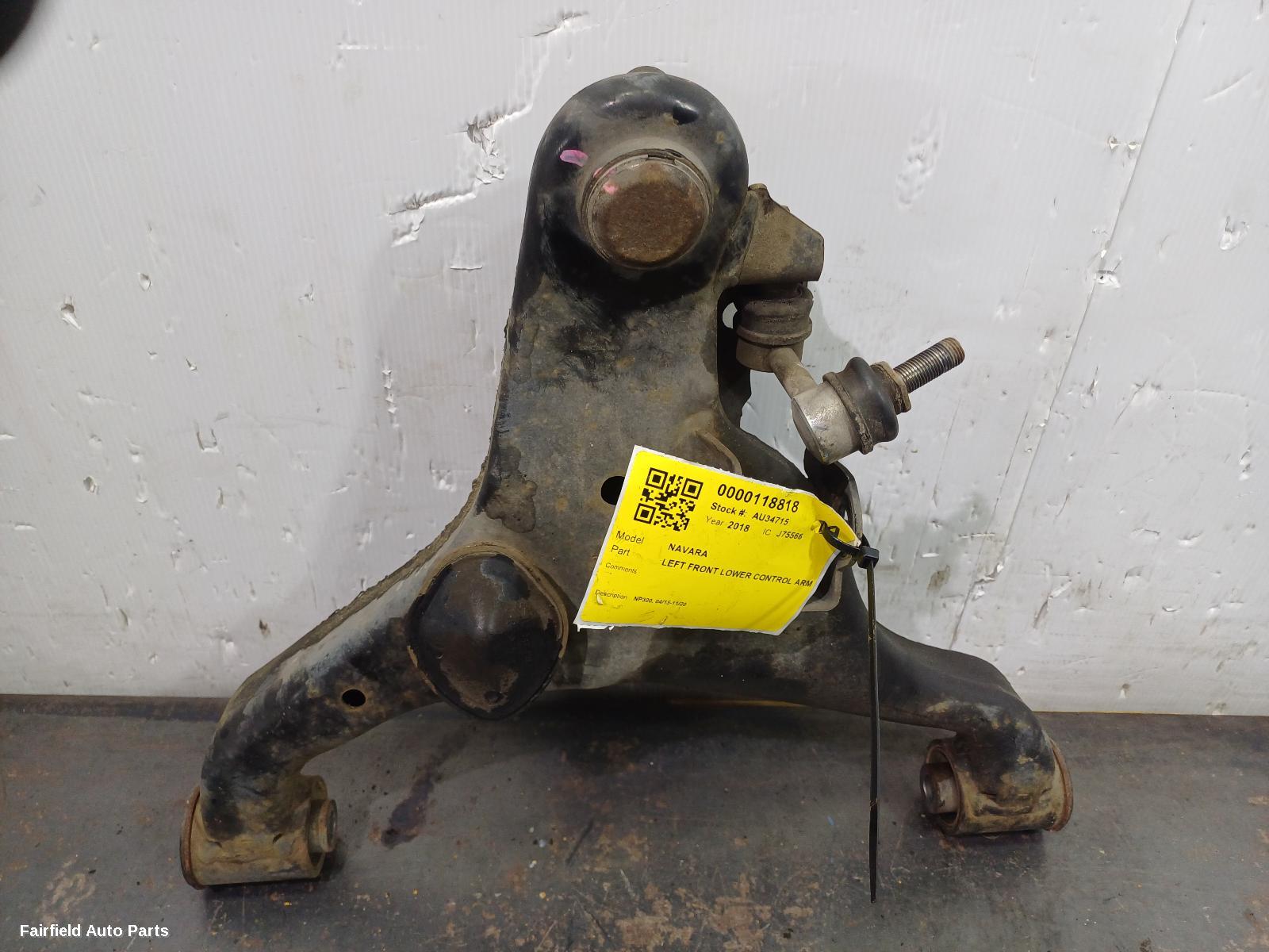 2015-2020 Nissan Navara Left Front Lower Control Arm