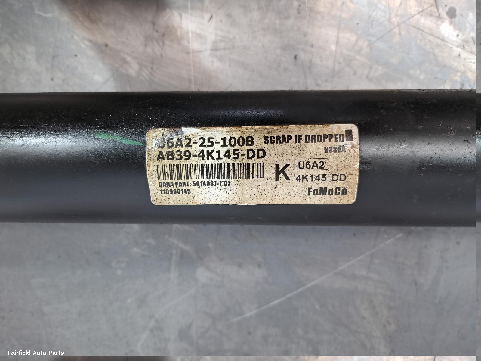 2011-2020 Mazda Bt50 Rear Drive Shaft