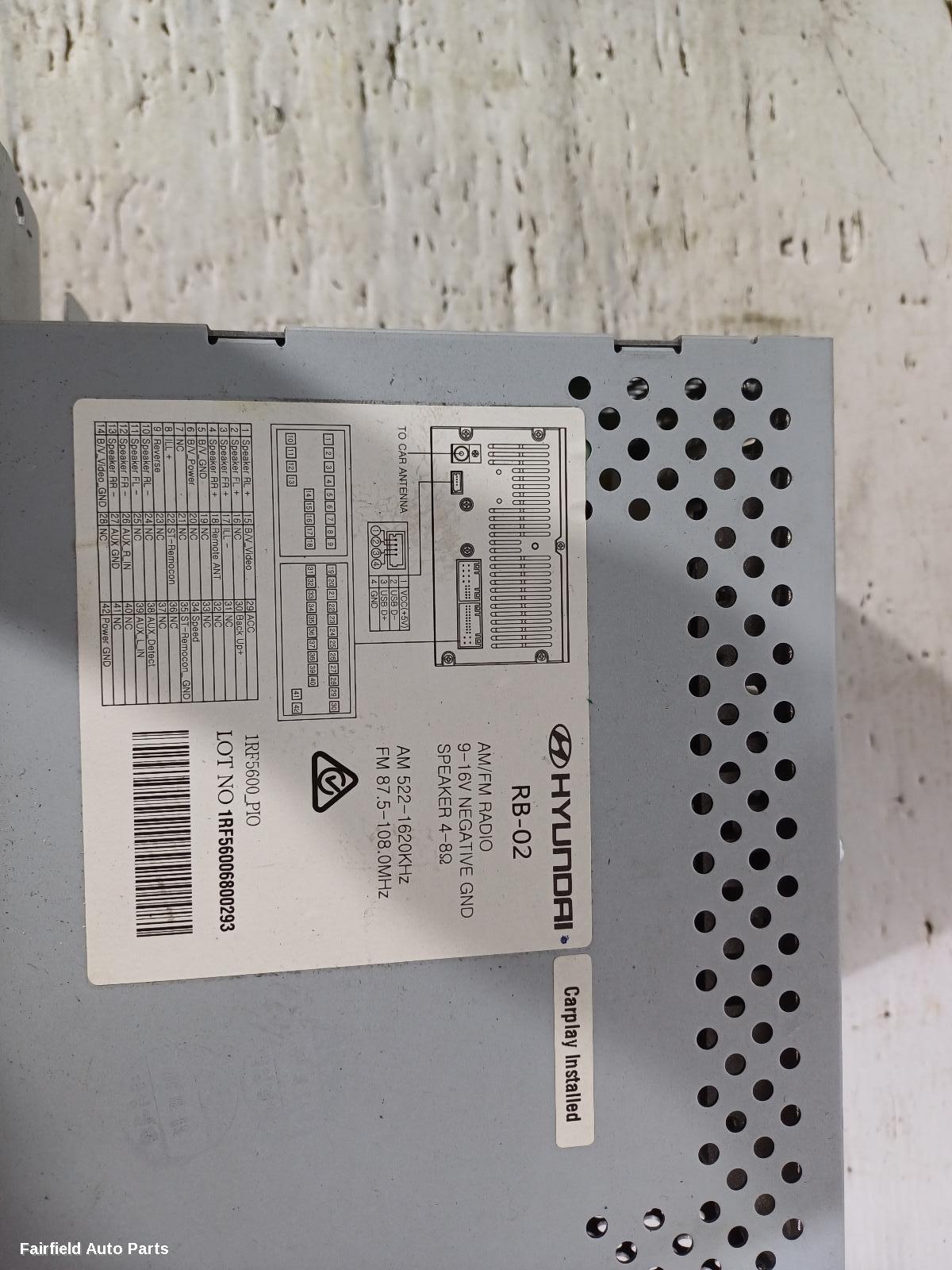 2015-2019 Hyundai Accent Radio Cd Dvd Sat Tv