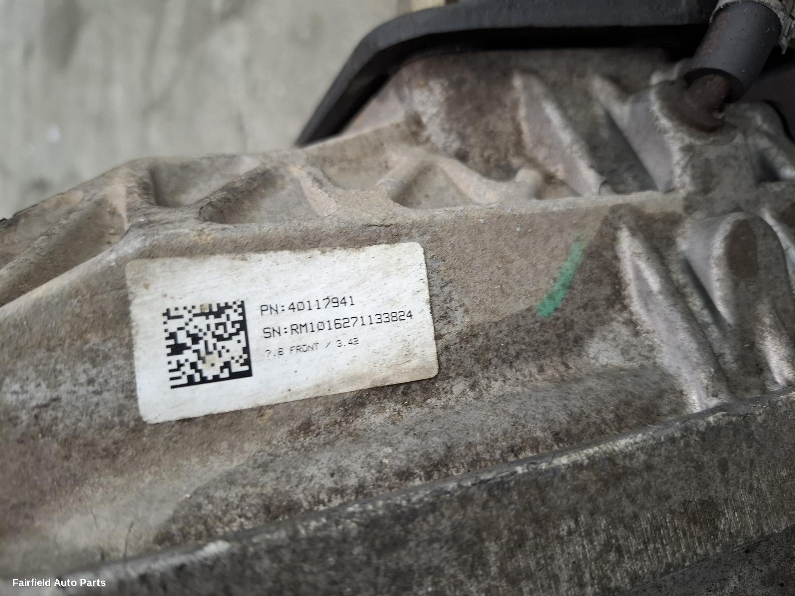 2012-2020 Holden Colorado Differential Centre