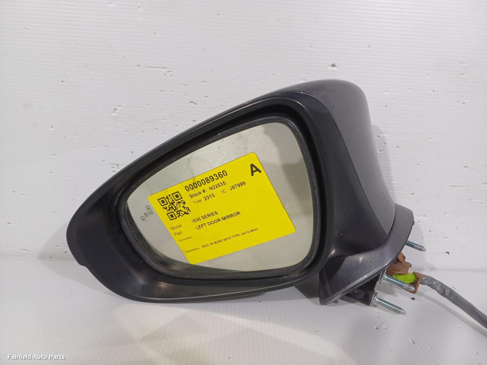 2013-2020 Lexus Is Series Left Door Mirror