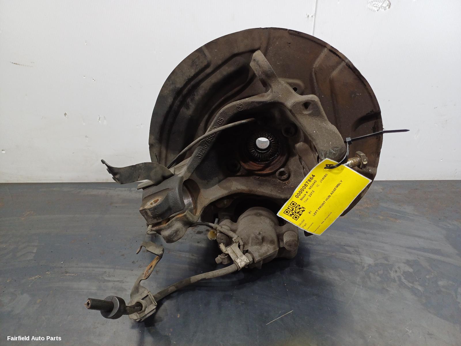 2010-2015 Bmw X1 Left Front Hub Assembly