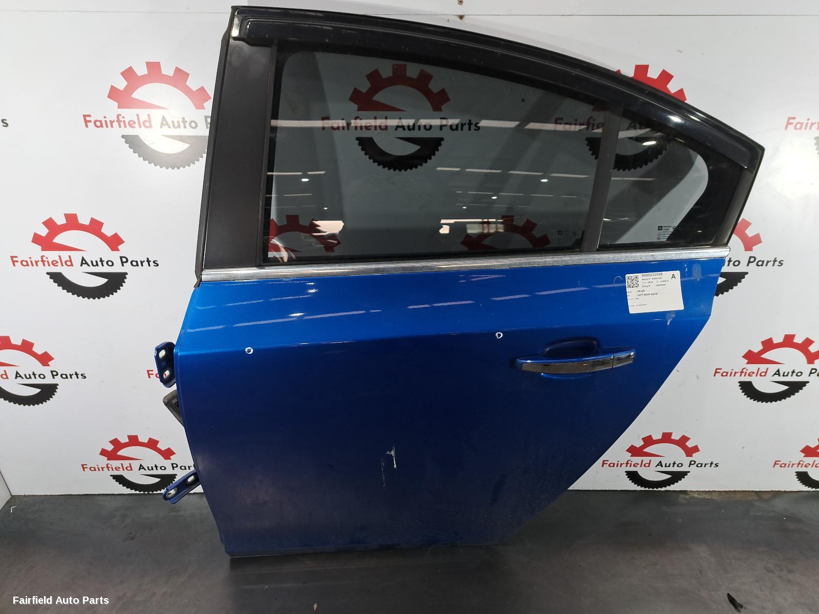 2010 Holden Cruze Left Rear Door Sliding