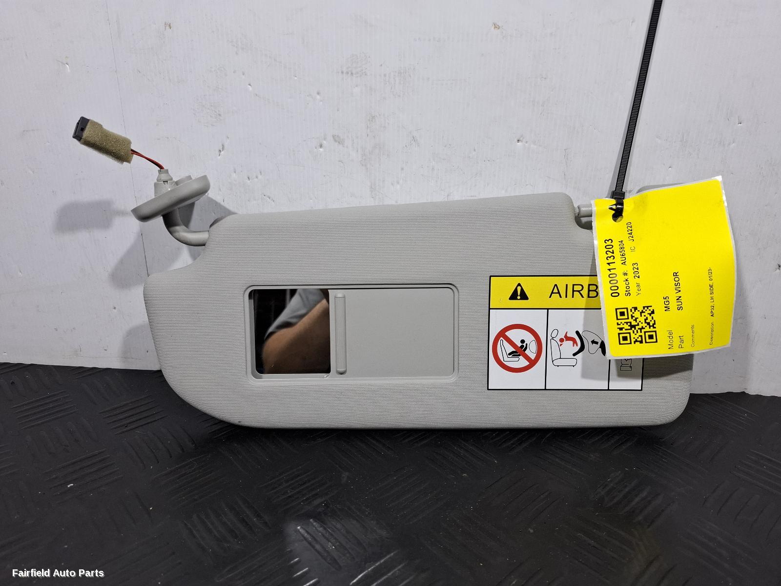 2023-2024 Mg Mg5 Sunvisor