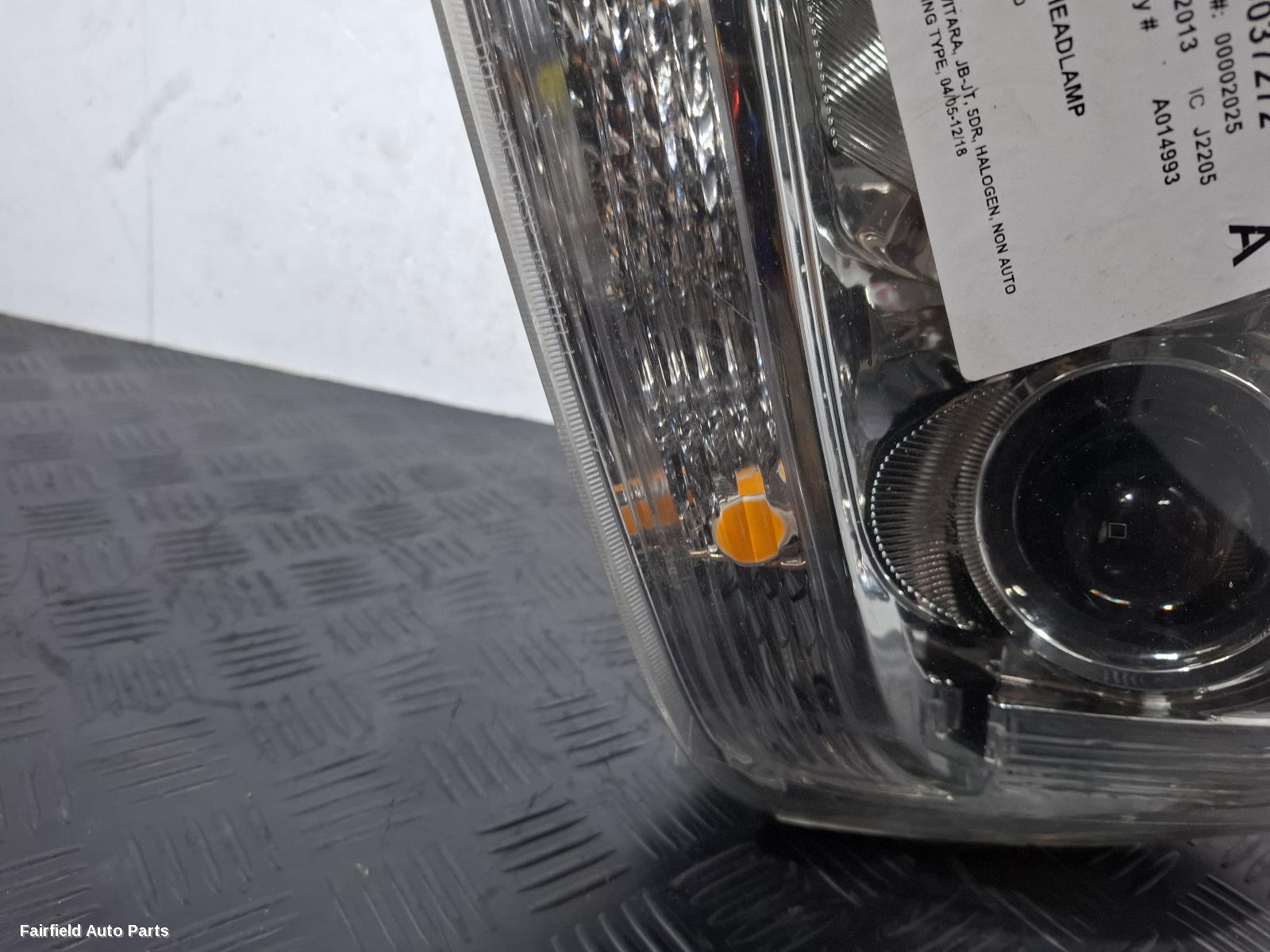 2005-2018 Suzuki Vitara Left Headlamp