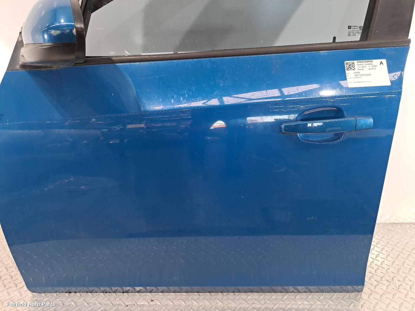 2013 Holden Cruze Left Front Door