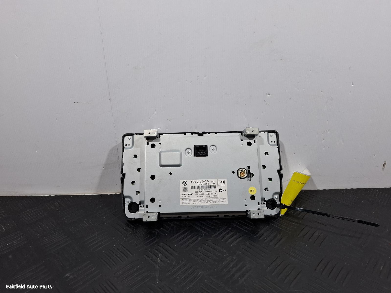 2012-2017 Volkswagen Golf Radio Cd Dvd Sat Tv