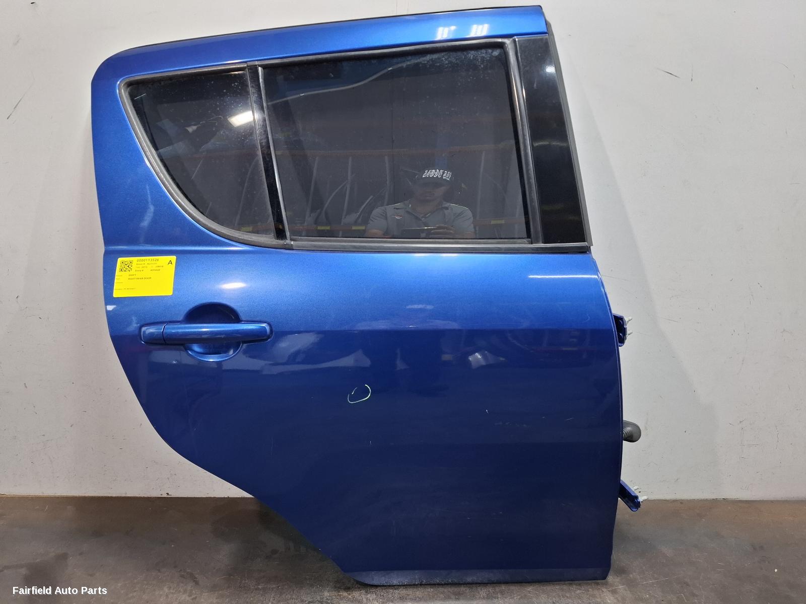 2010-2017 Suzuki Swift Right Rear Door Sliding