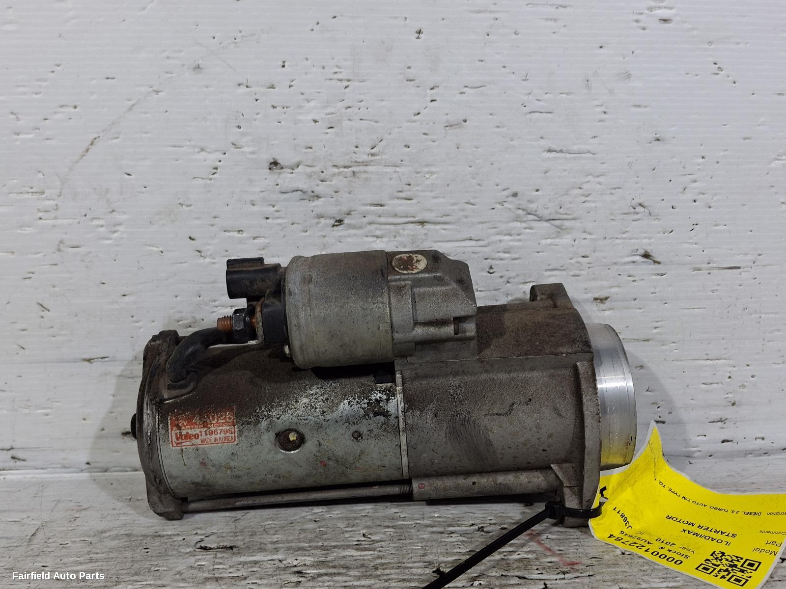 2007-2012 Hyundai Iload/imax Starter