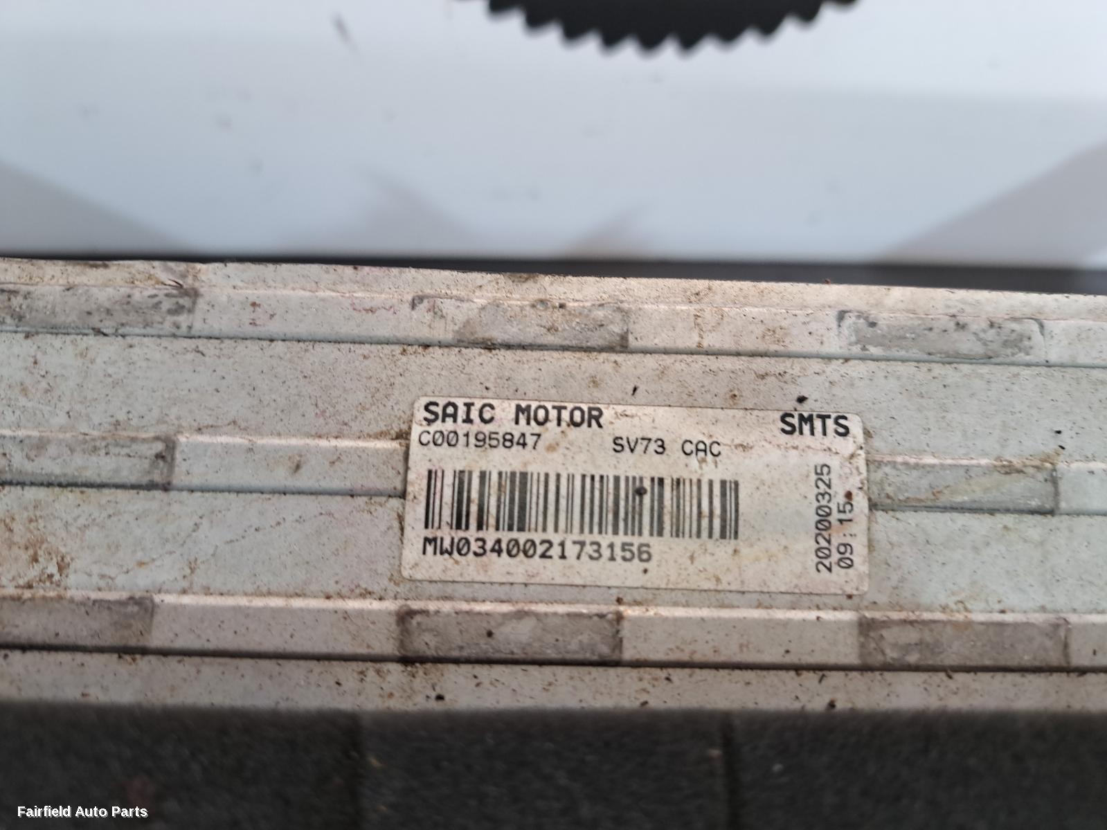 2015-2023 Ldv G10 Intercooler