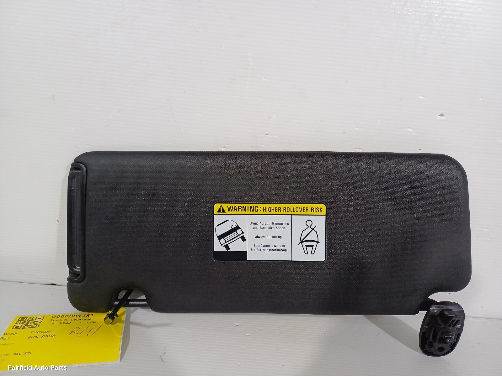 2021-2024 Hyundai Tucson Sunvisor