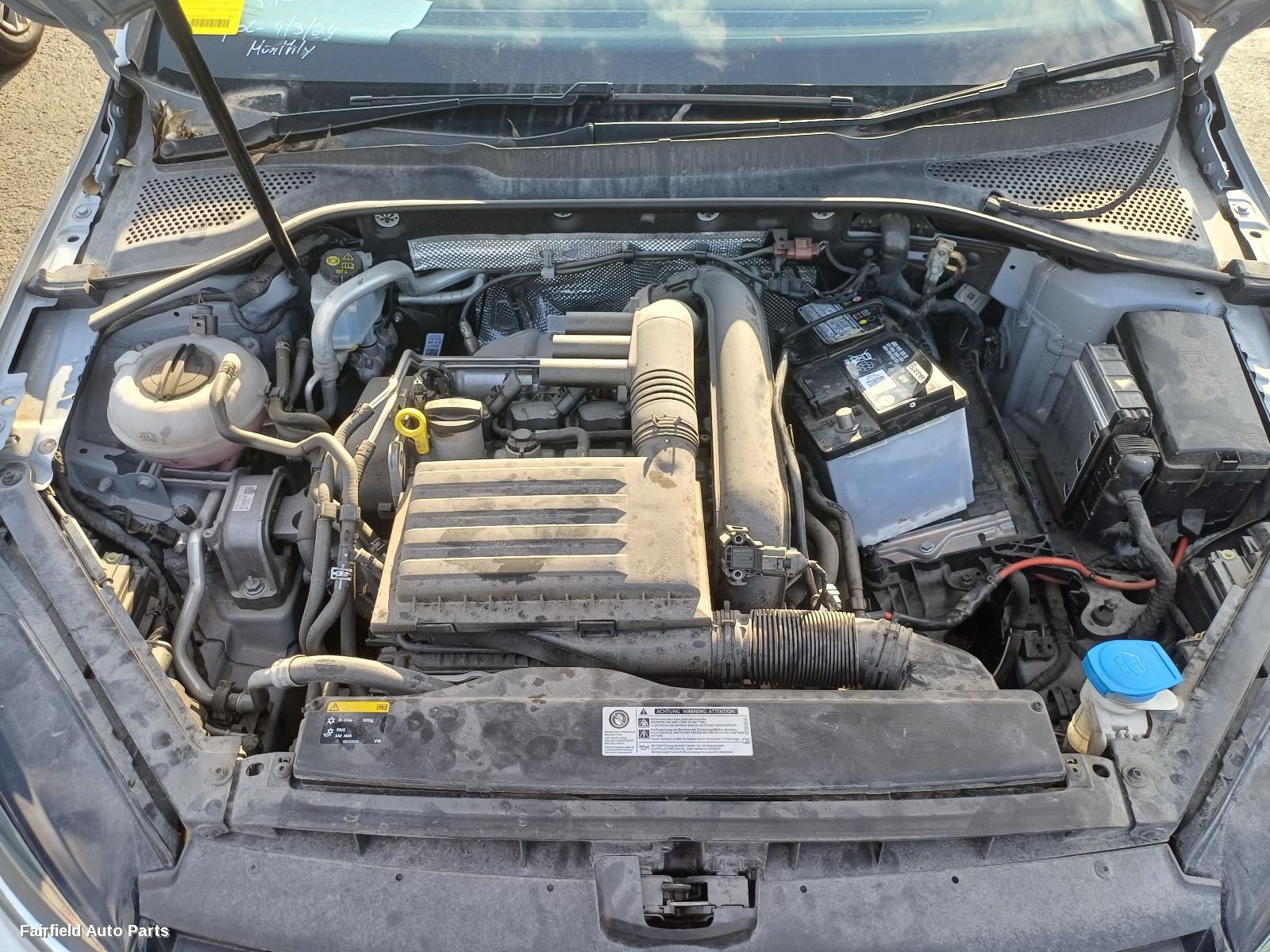 2017 Volkswagen Golf F Bar Reinforc Brack