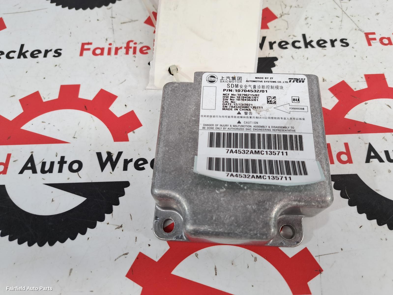 2017-2024 Mg Zs Airbag Module Sensor