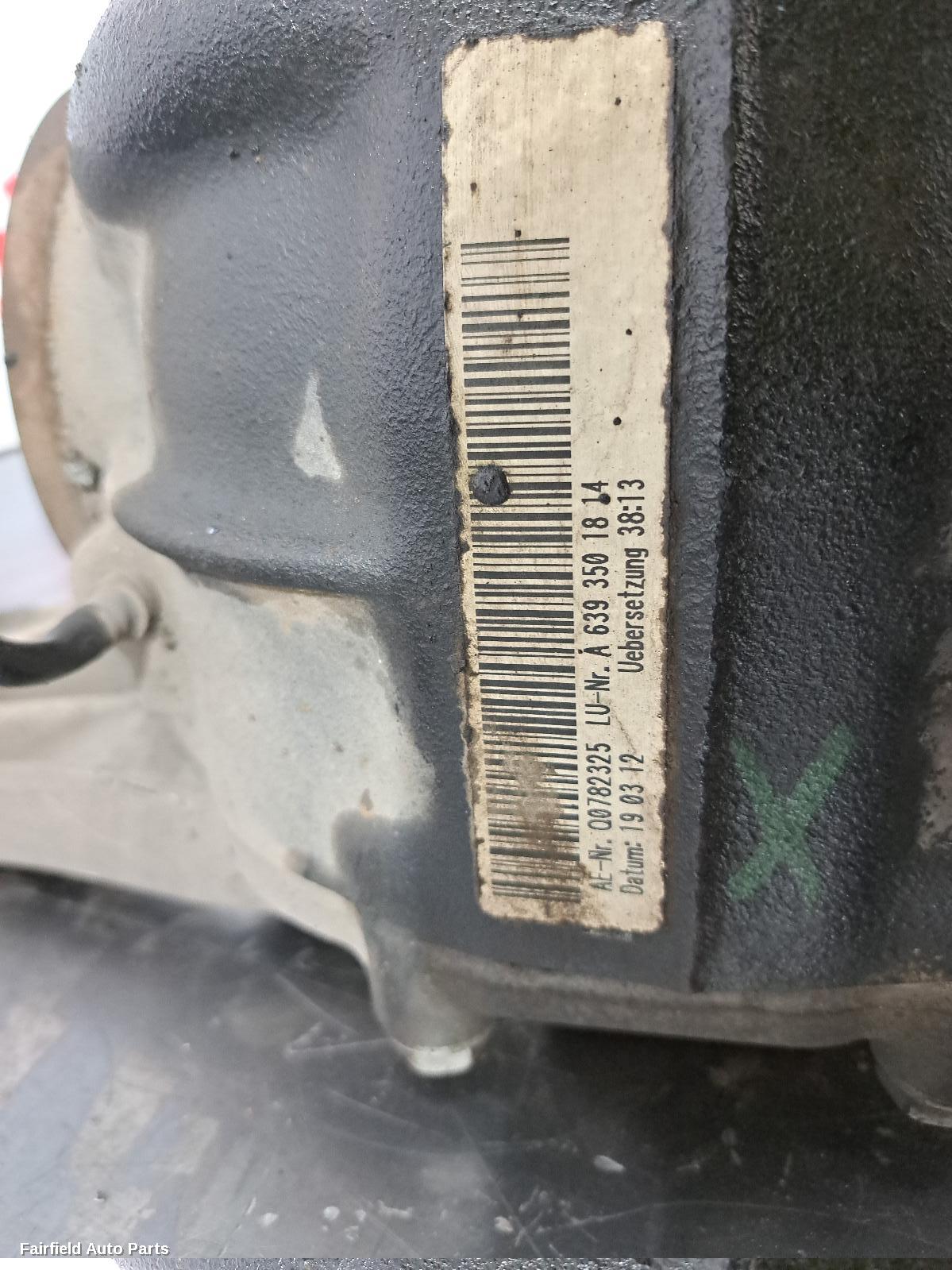 2004-2015 Mercedes Vito Differential Centre