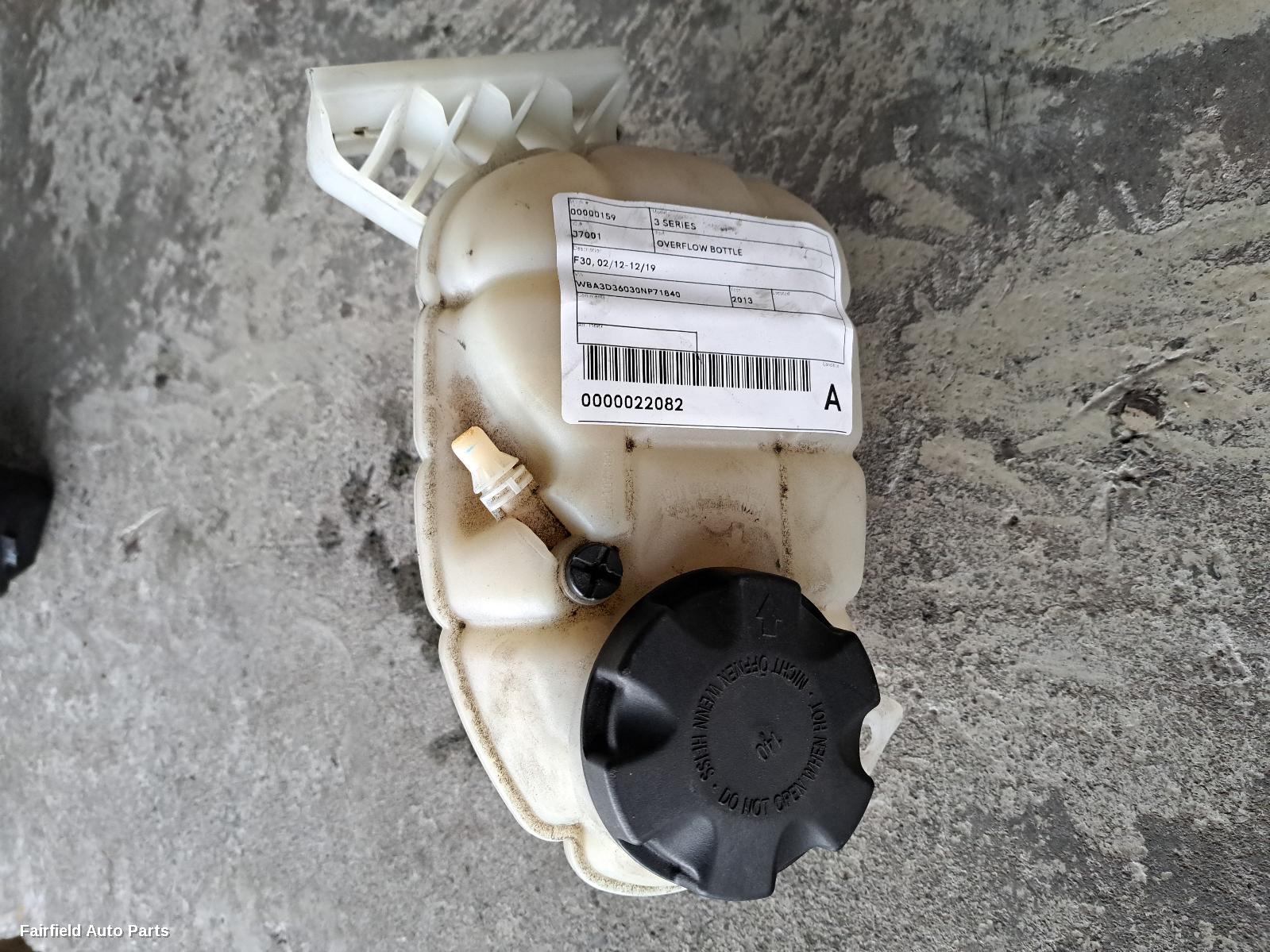 2011-2016 Bmw 3 Series Overflow Bottle