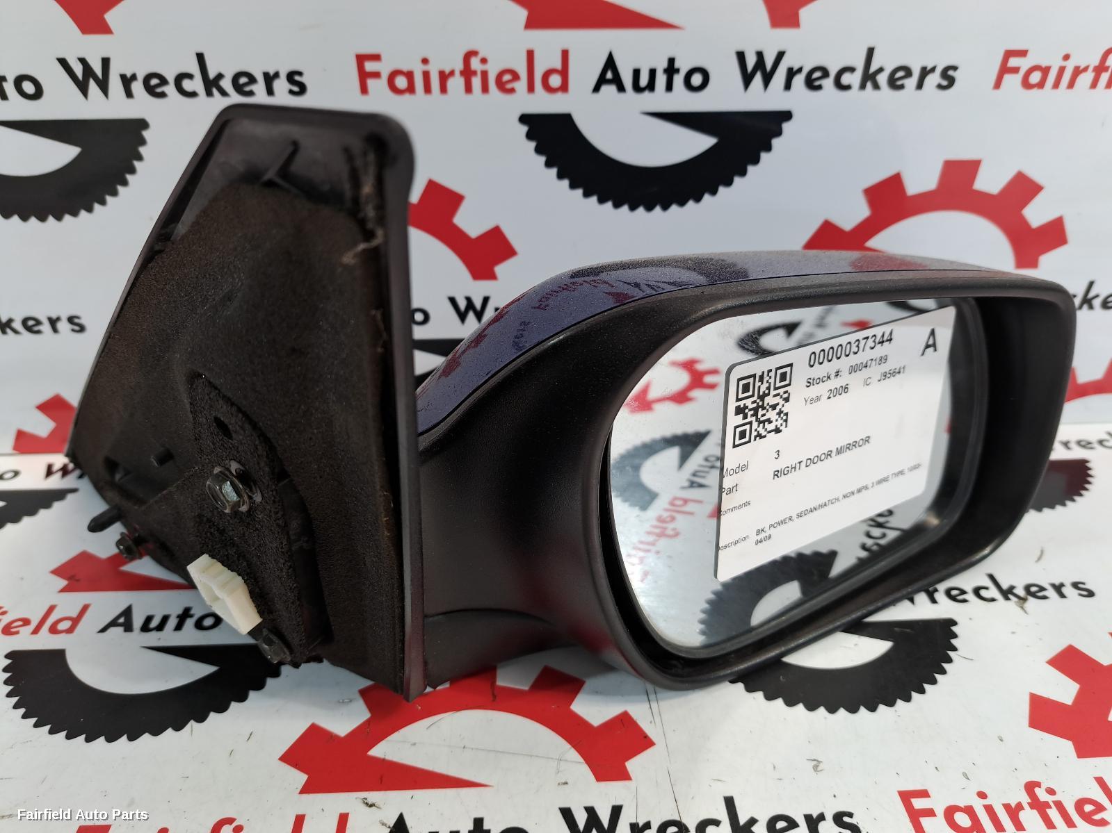 2003-2009 Mazda 3 Right Door Mirror
