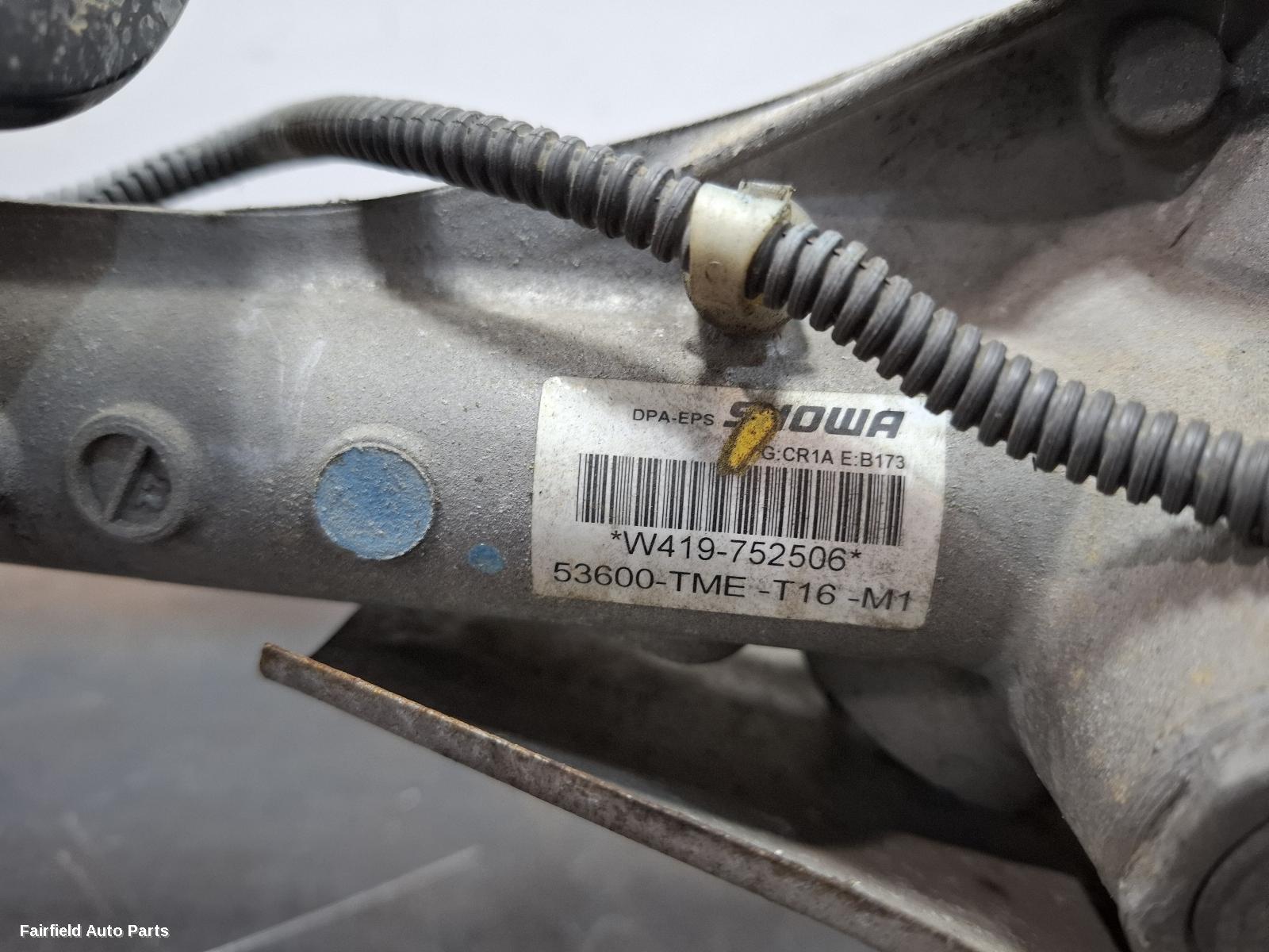 2017-2023 Honda Crv Steering Box Rack