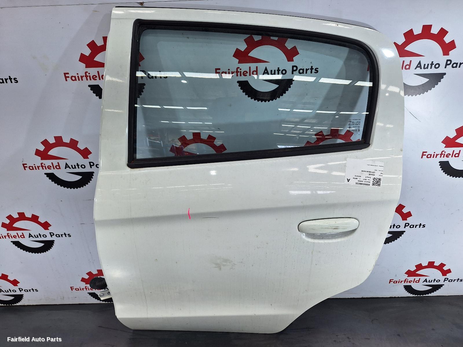 2017 Mitsubishi Mirage Left Rear Door Sliding