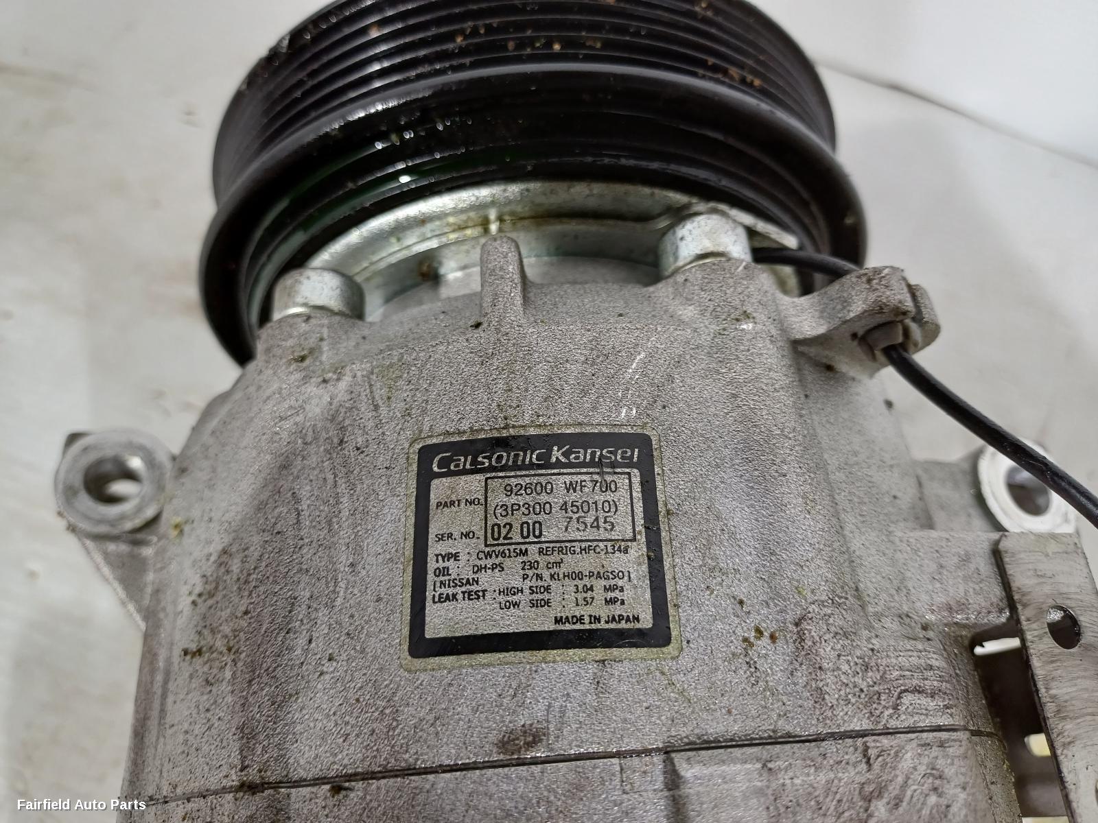 2007-2013 Nissan Xtrail A C Compressor