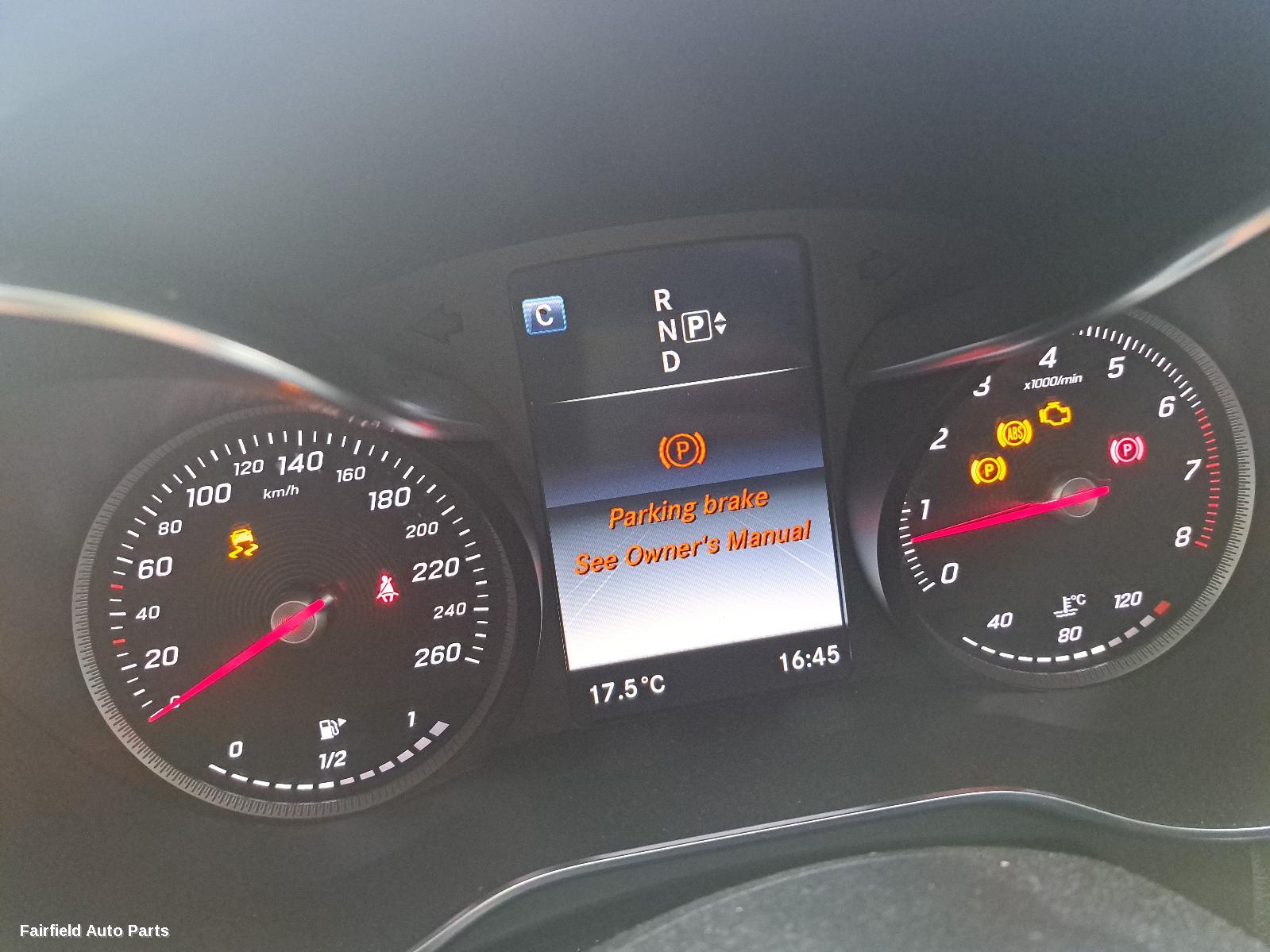 2014 Mercedes C Class Rear Bumper