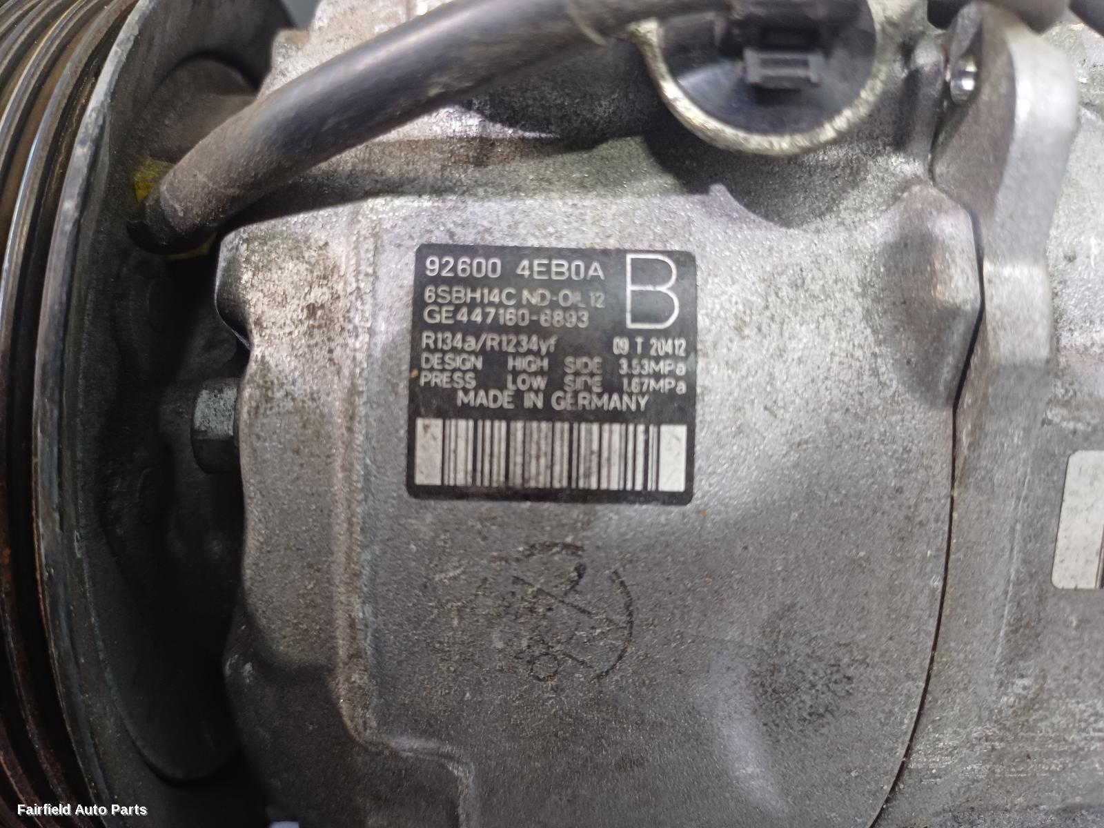 2013-2017 Nissan Qashqai A C Compressor