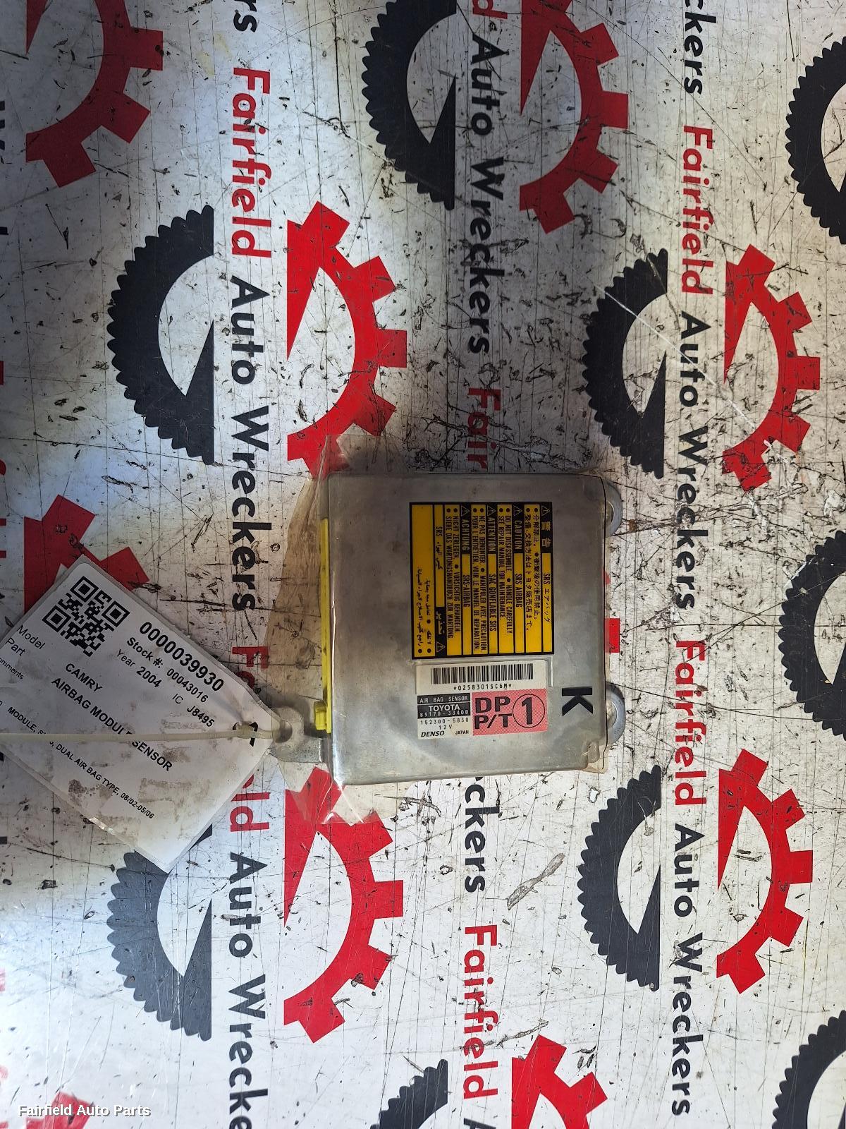 2002-2006 Toyota Camry Airbag Module Sensor