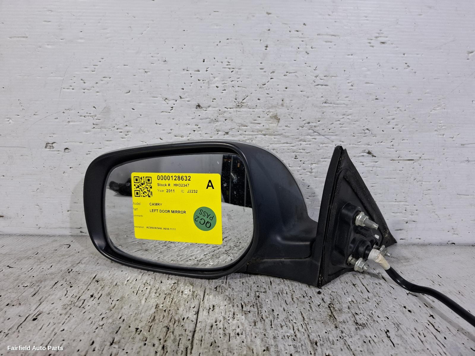 2006-2011 Toyota Camry Left Door Mirror