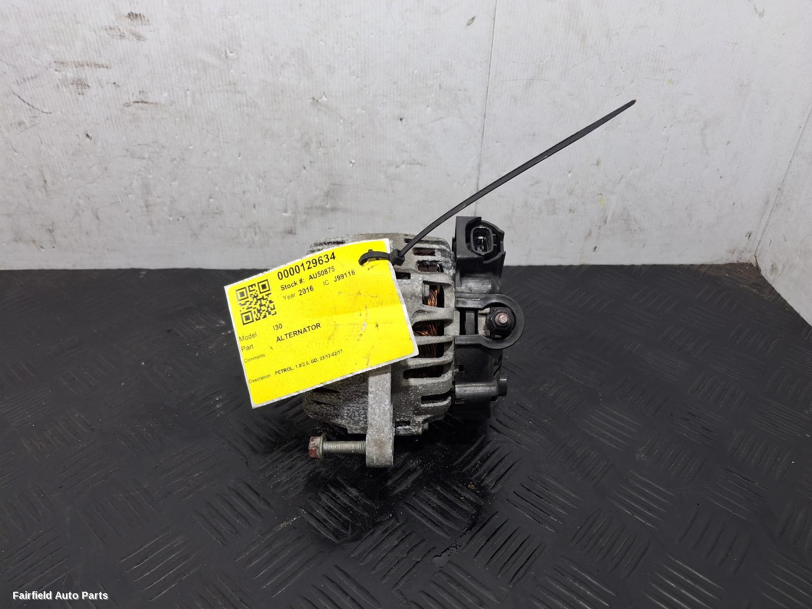2012-2017 Hyundai I30 Alternator