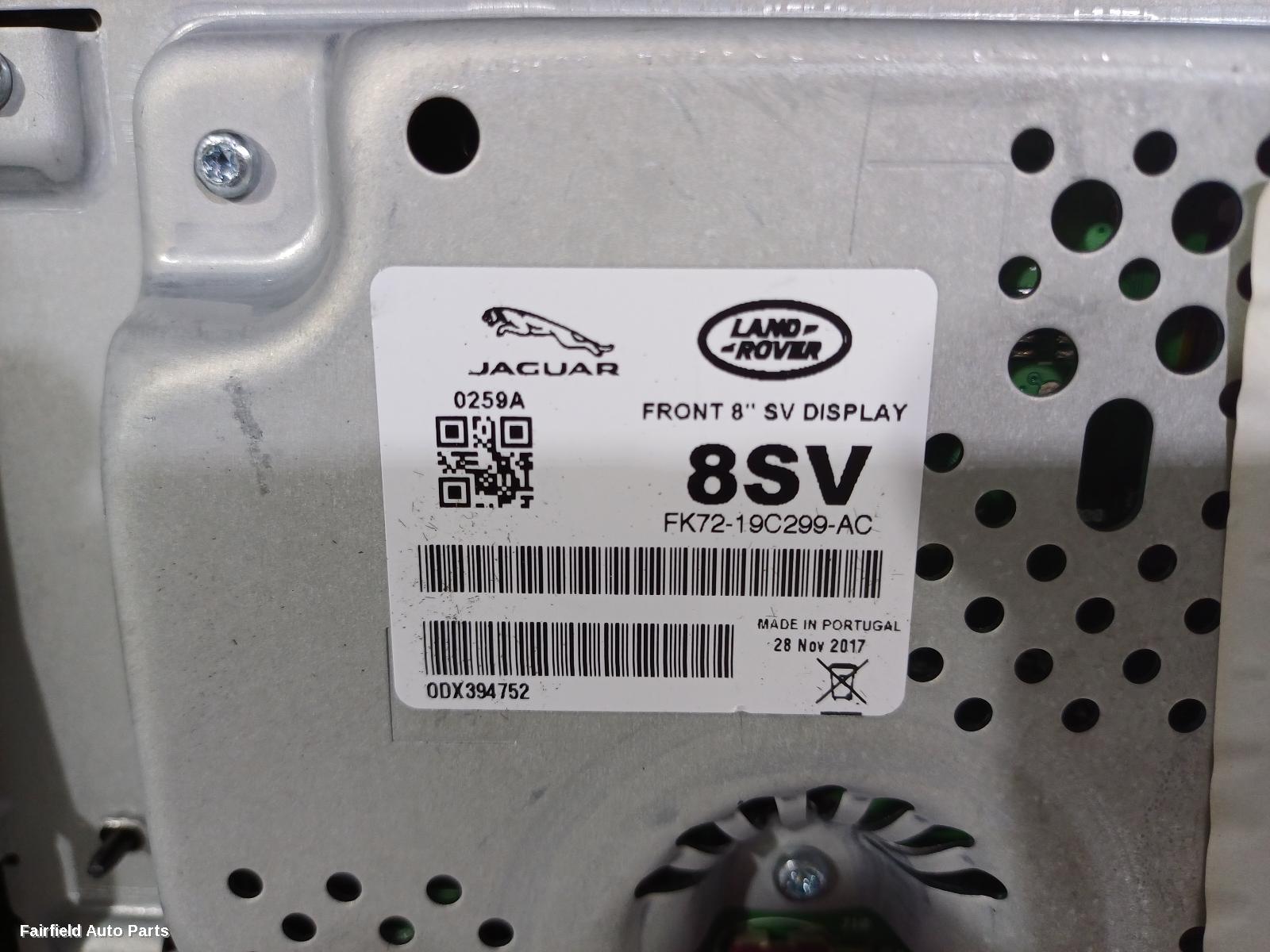 2015-2019 Land Rover Discovery Sport Radio Cd Dvd Sat Tv