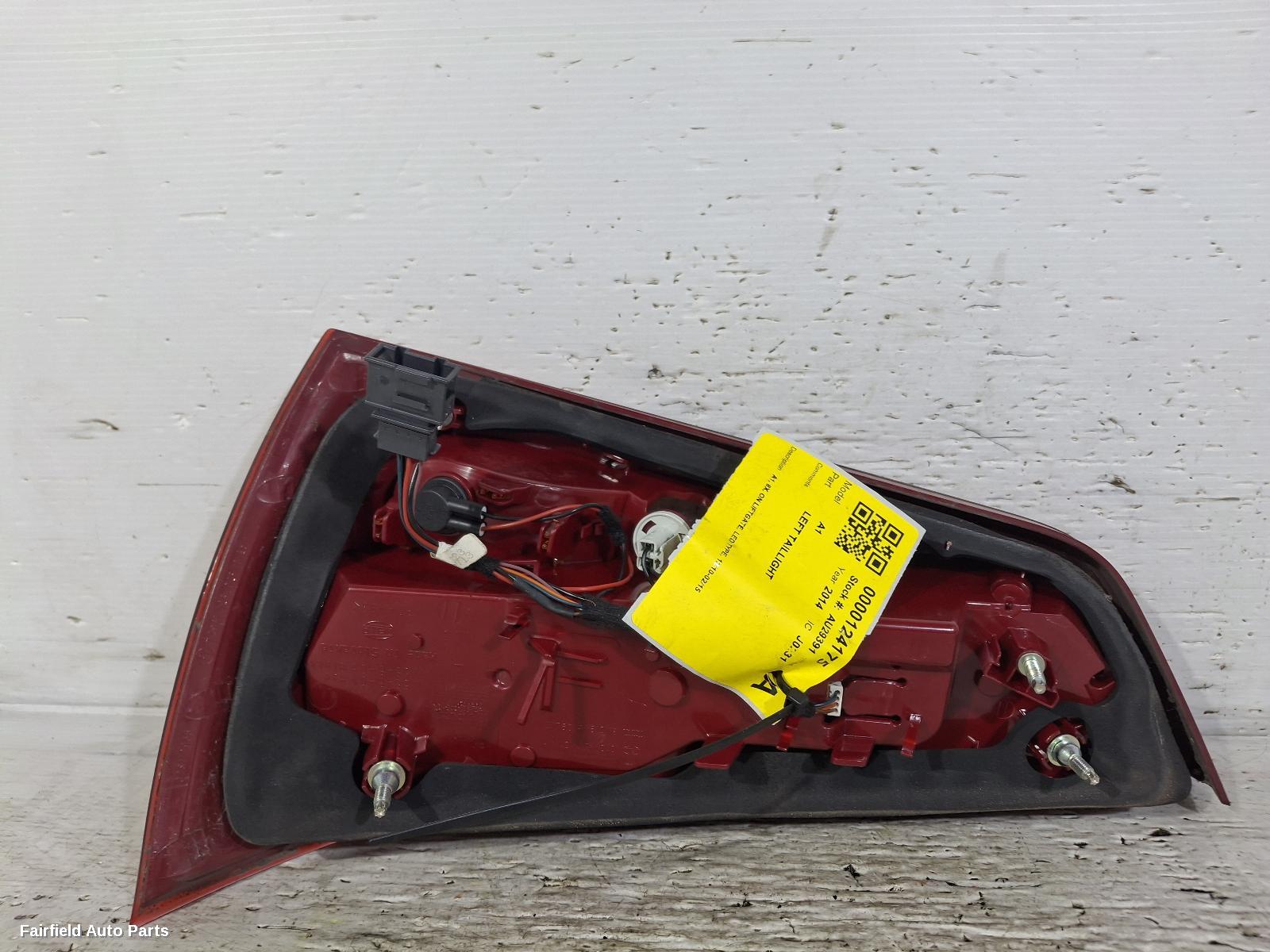 2010-2015 Audi A1 Left Taillight